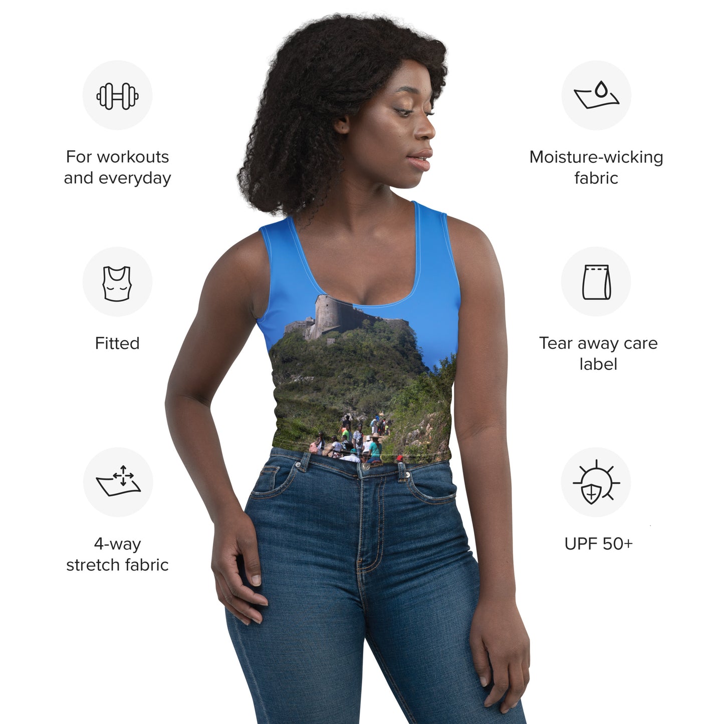 Crop Tee ( Citadelle La Ferrière, Haïti )