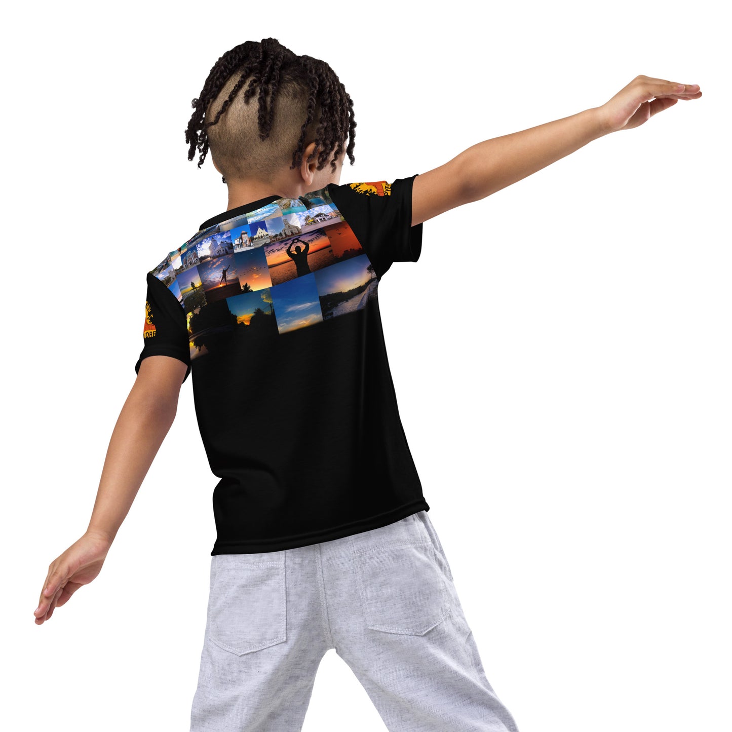 Kids crew neck t-shirt ( Pye Poudre Collection )