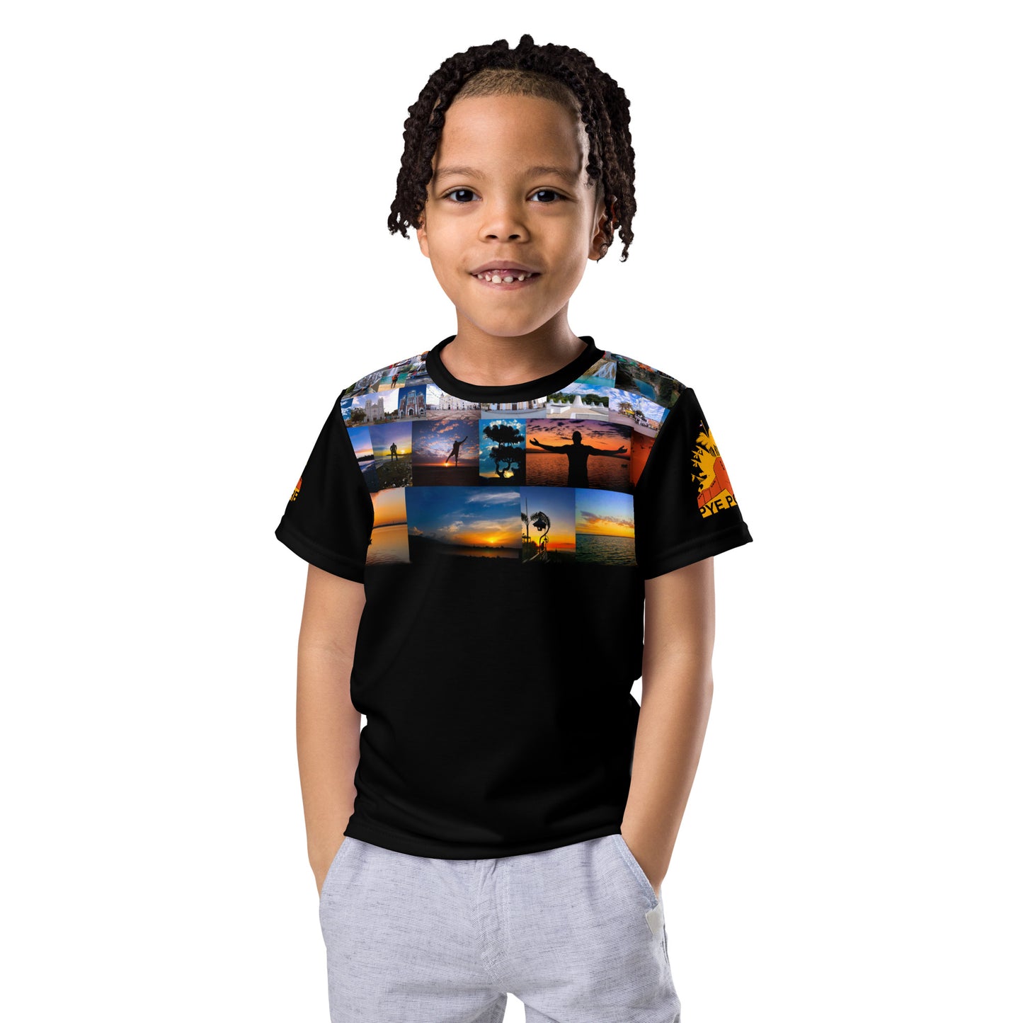 Kids crew neck t-shirt ( Pye Poudre Collection )