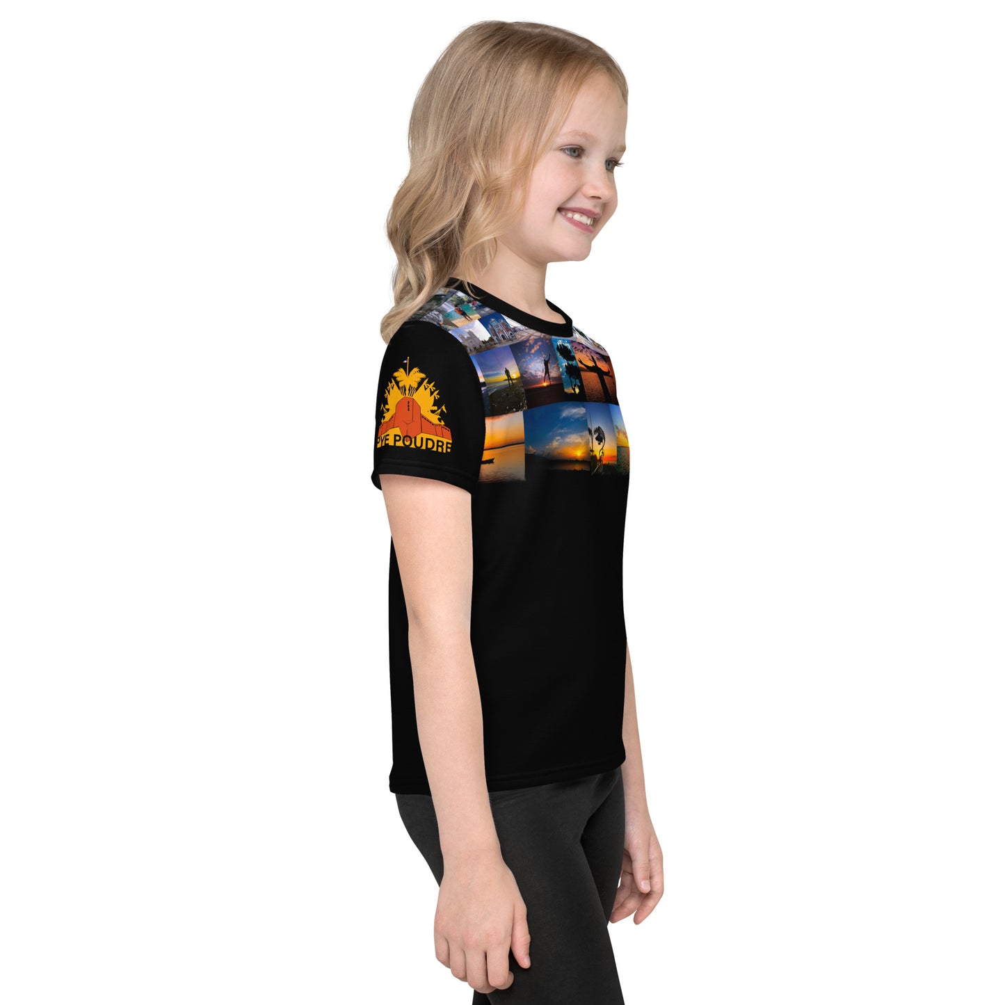 Kids crew neck t-shirt ( Pye Poudre Collection )