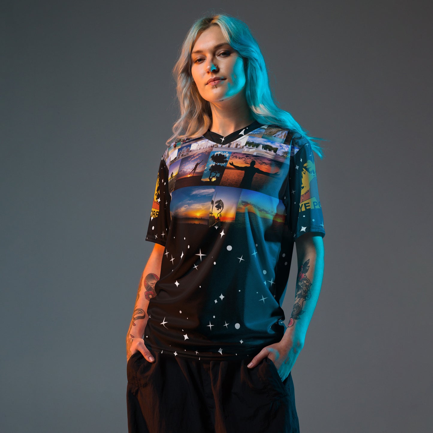 Unisex jersey T-shirt ( Pye Poudre Collection )