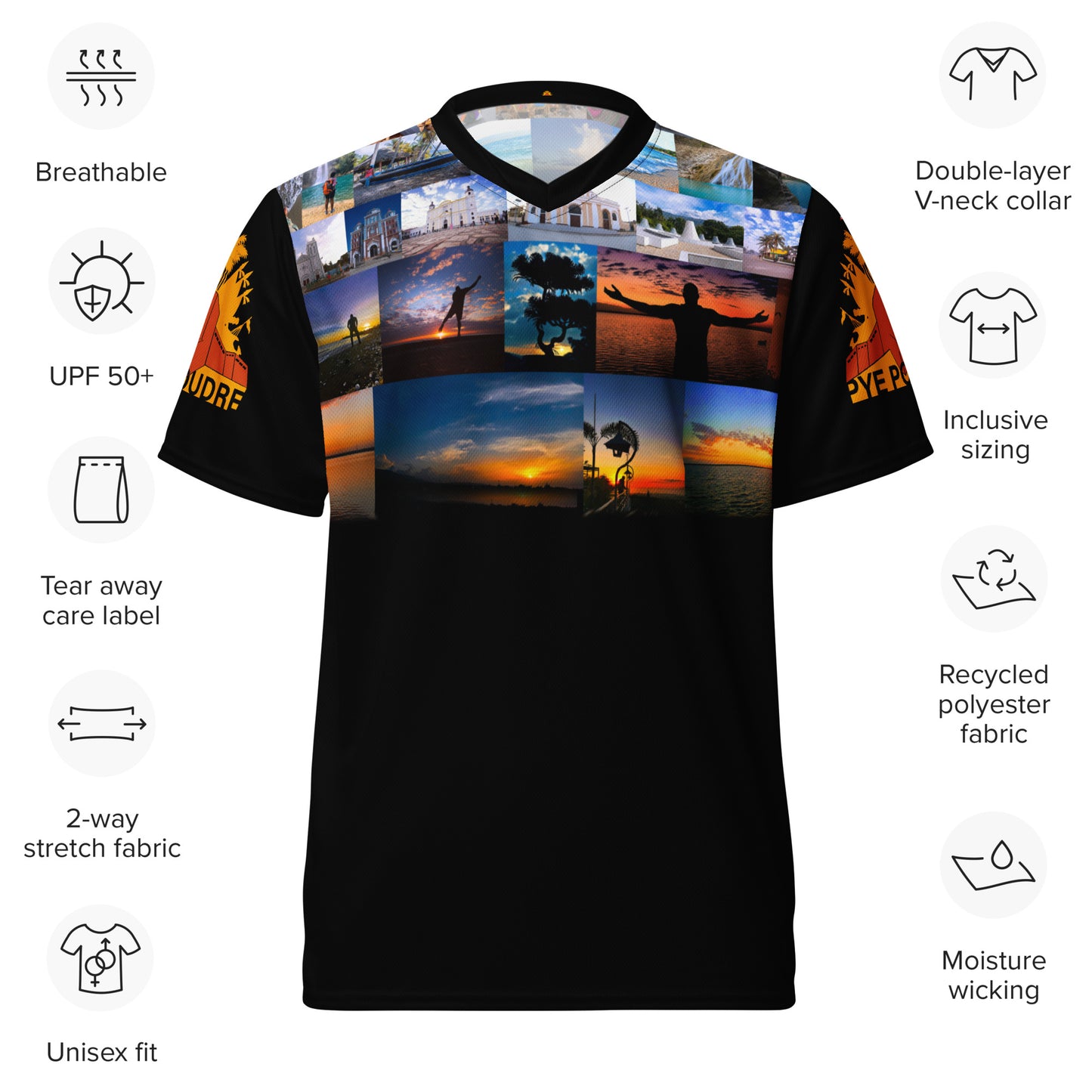 Unisex jersey T-shirt ( Pye Poudre Collection )