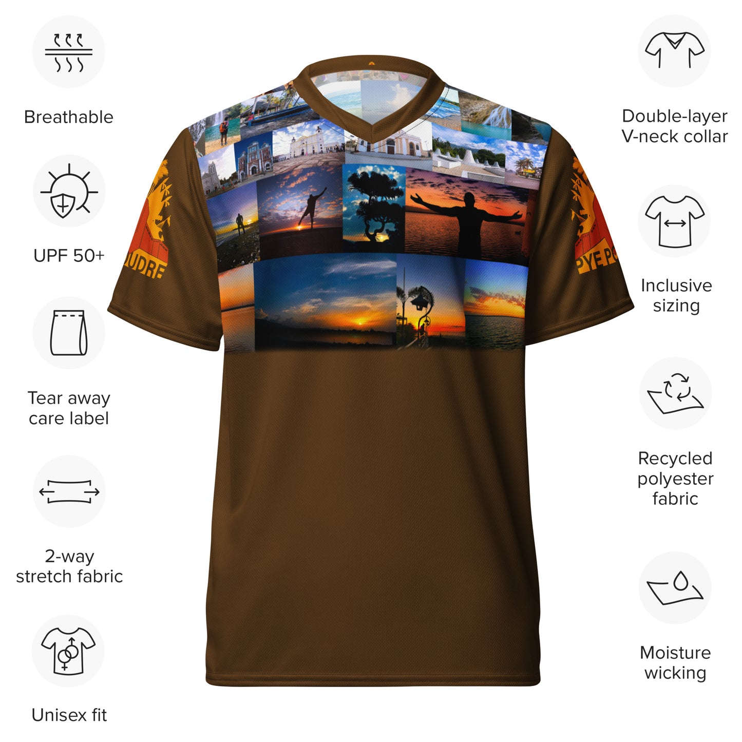 Unisex sports jersey ( Pye Poudre )
