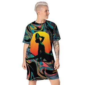 t-shirt dress-stretchy-relaxed look-théo gallery expo-théo photography