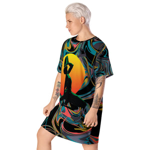 t-shirt dress-stretchy-relaxed look-théo gallery expo-théo photography