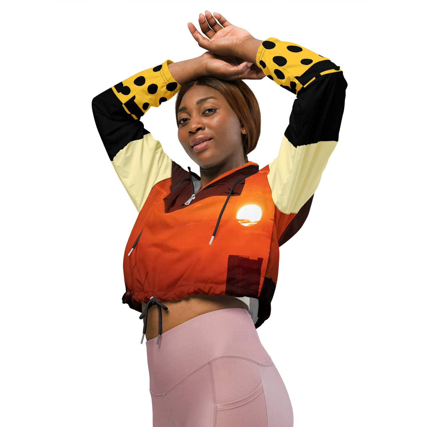 Women’s cropped windbreaker ( The Sunset Collection )