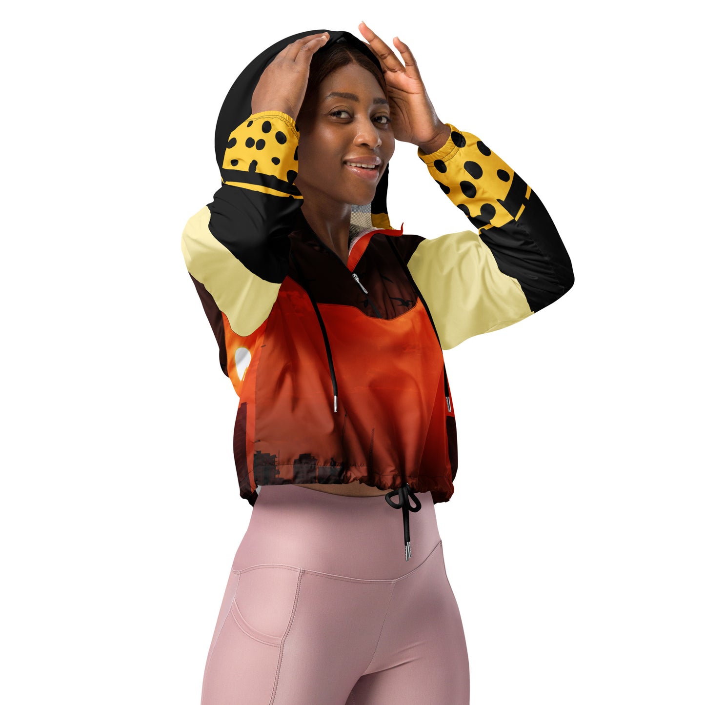 Women’s cropped windbreaker ( The Sunset Collection )