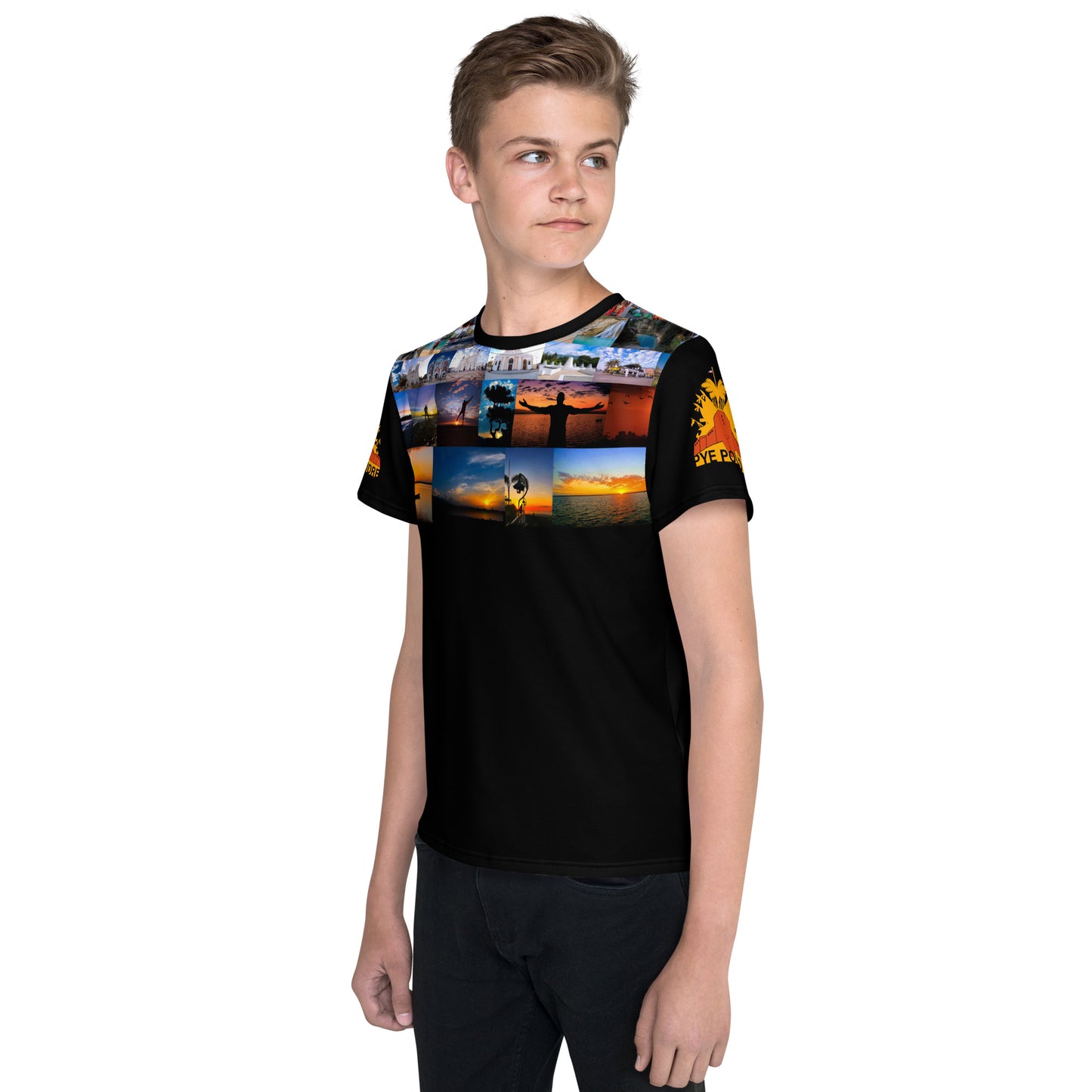Youth crew neck t-shirt unisex ( Pye Poudre Collection )