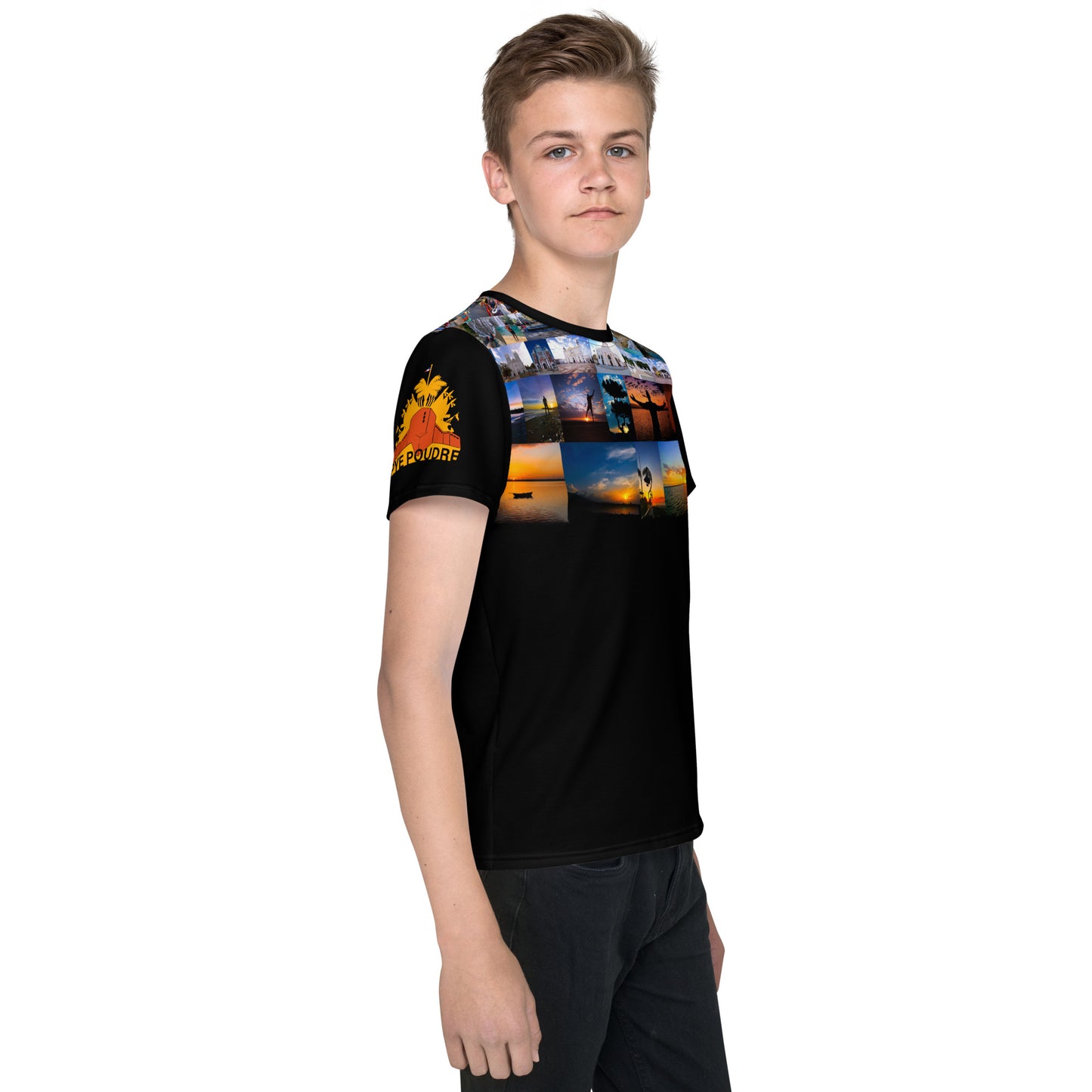 Youth crew neck t-shirt unisex ( Pye Poudre Collection )