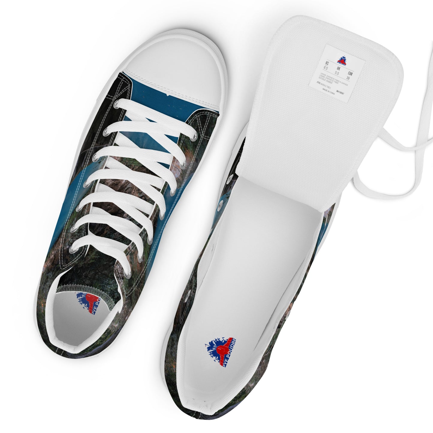 Men’s high top canvas shoes ( Pye Poudre Collection )