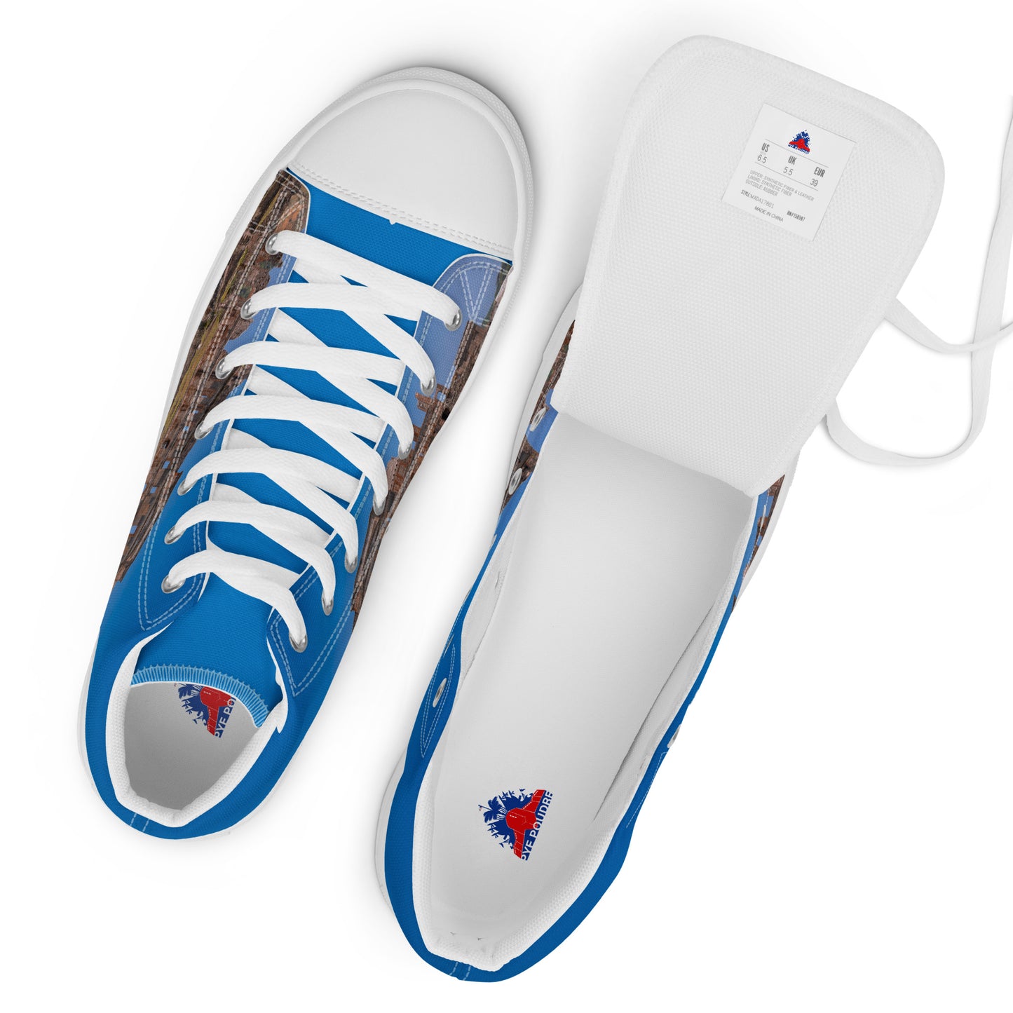 Men’s high top canvas shoes ( Pye Poudre Collection )