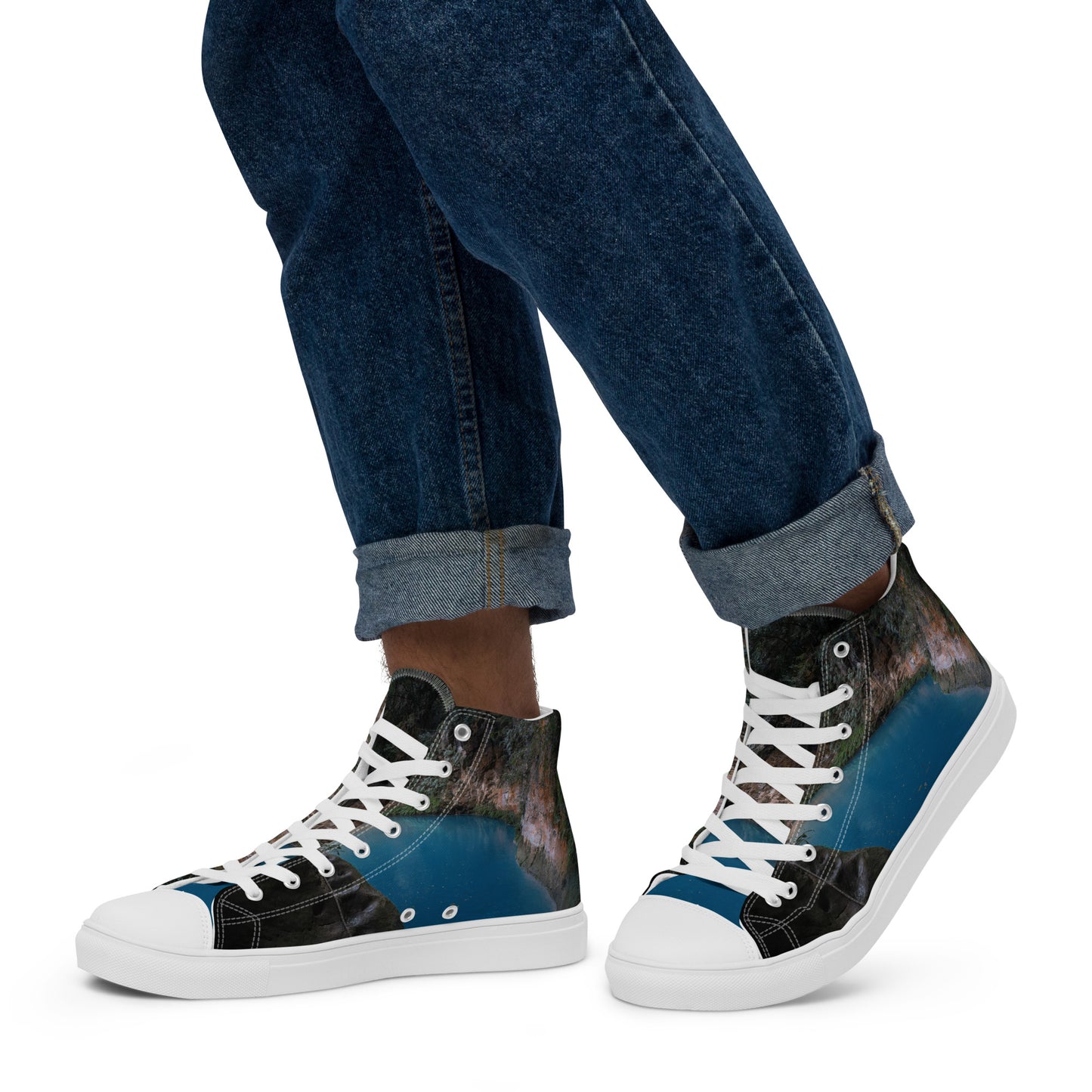 Men’s high top canvas shoes ( Pye Poudre Collection )