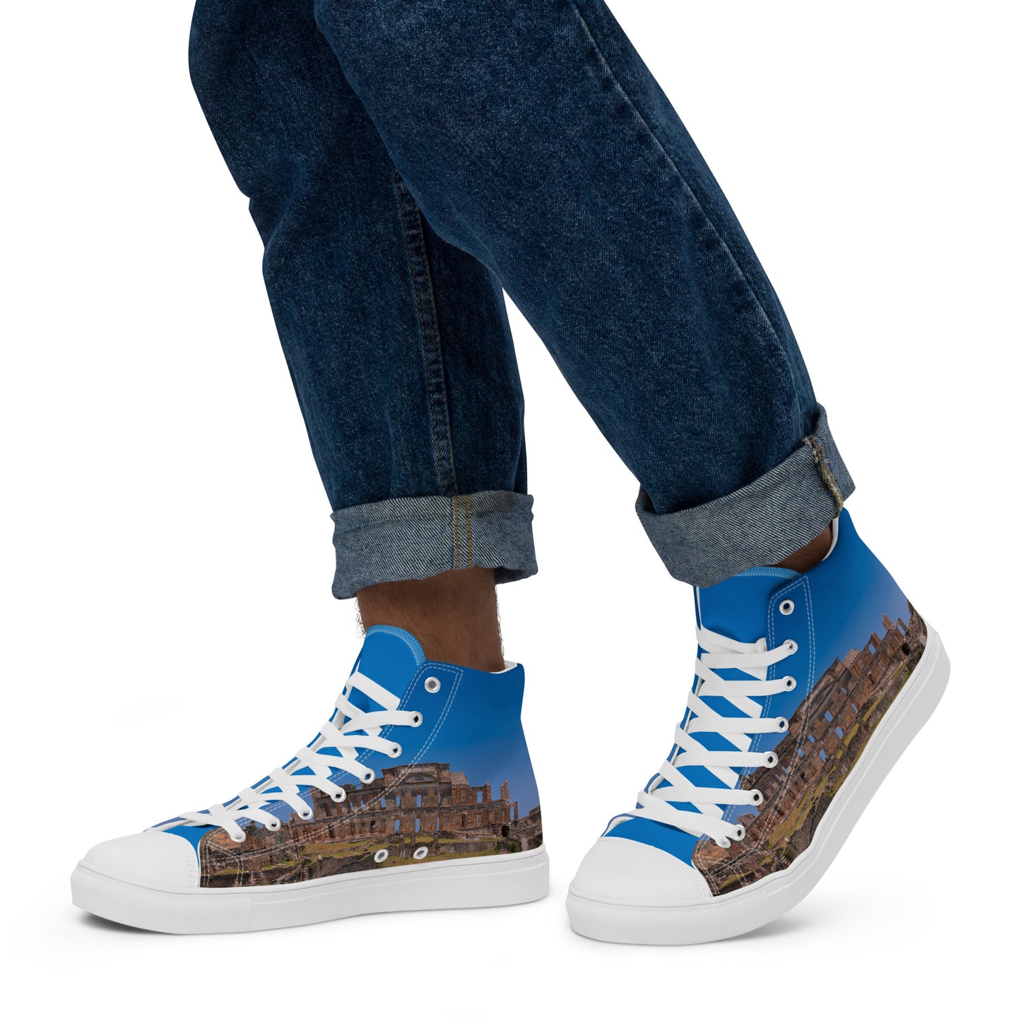 Men’s high top canvas shoes ( Pye Poudre Collection )