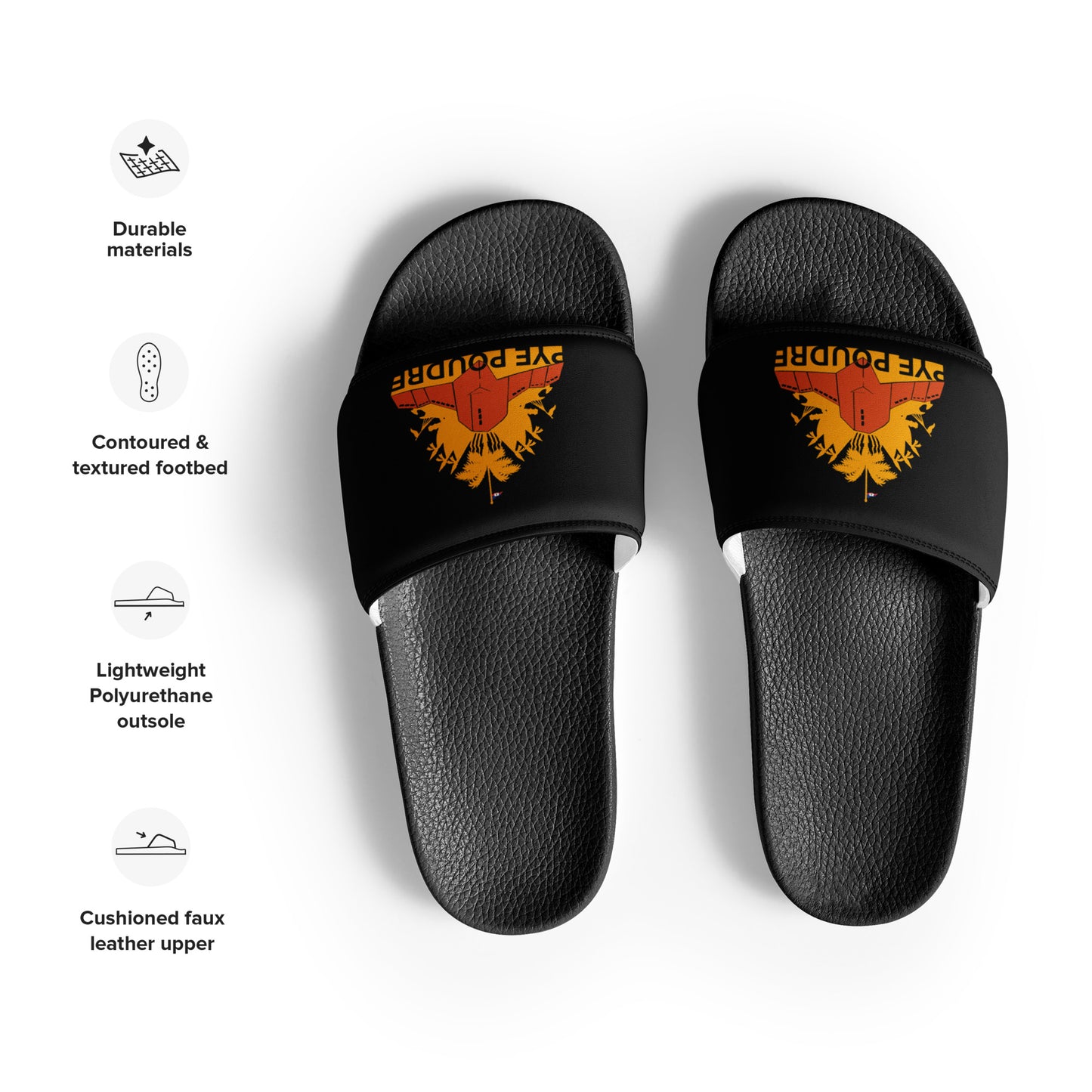 men's-slides-black-slides-theo gallery expo-theo photography