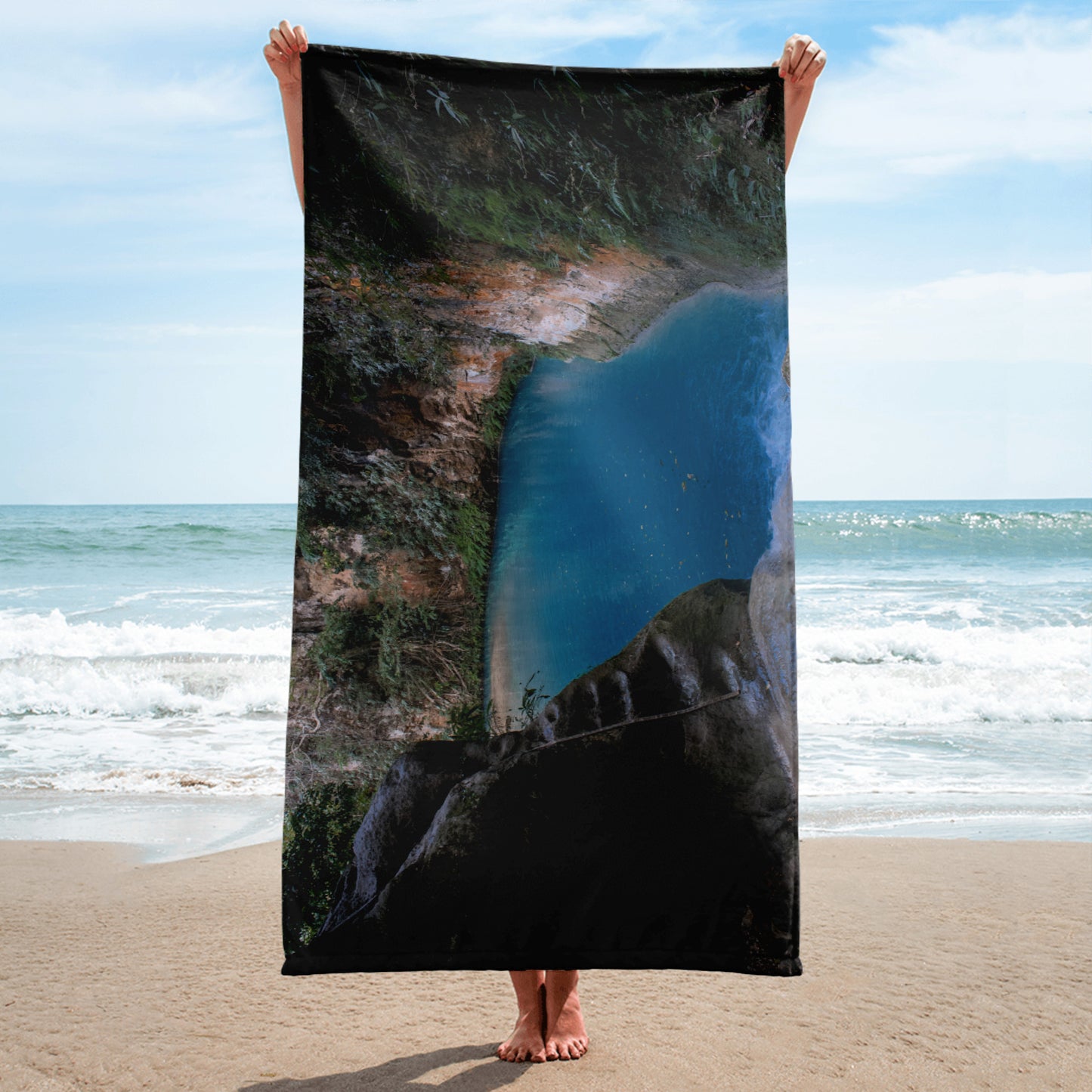 Towel ( Bassin Bleu, Haïti )
