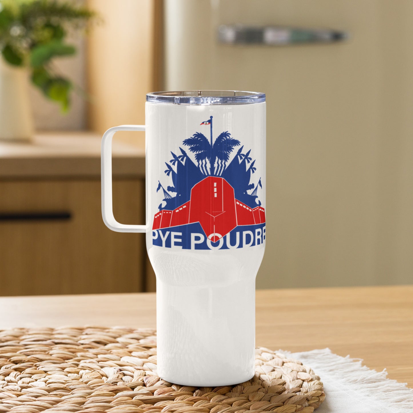 Travel mug with a handle ( Pye Poudre )