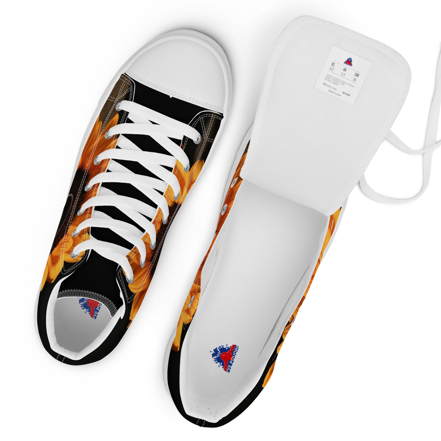 Women’s high top canvas shoes ( Pye Poudre Collection )