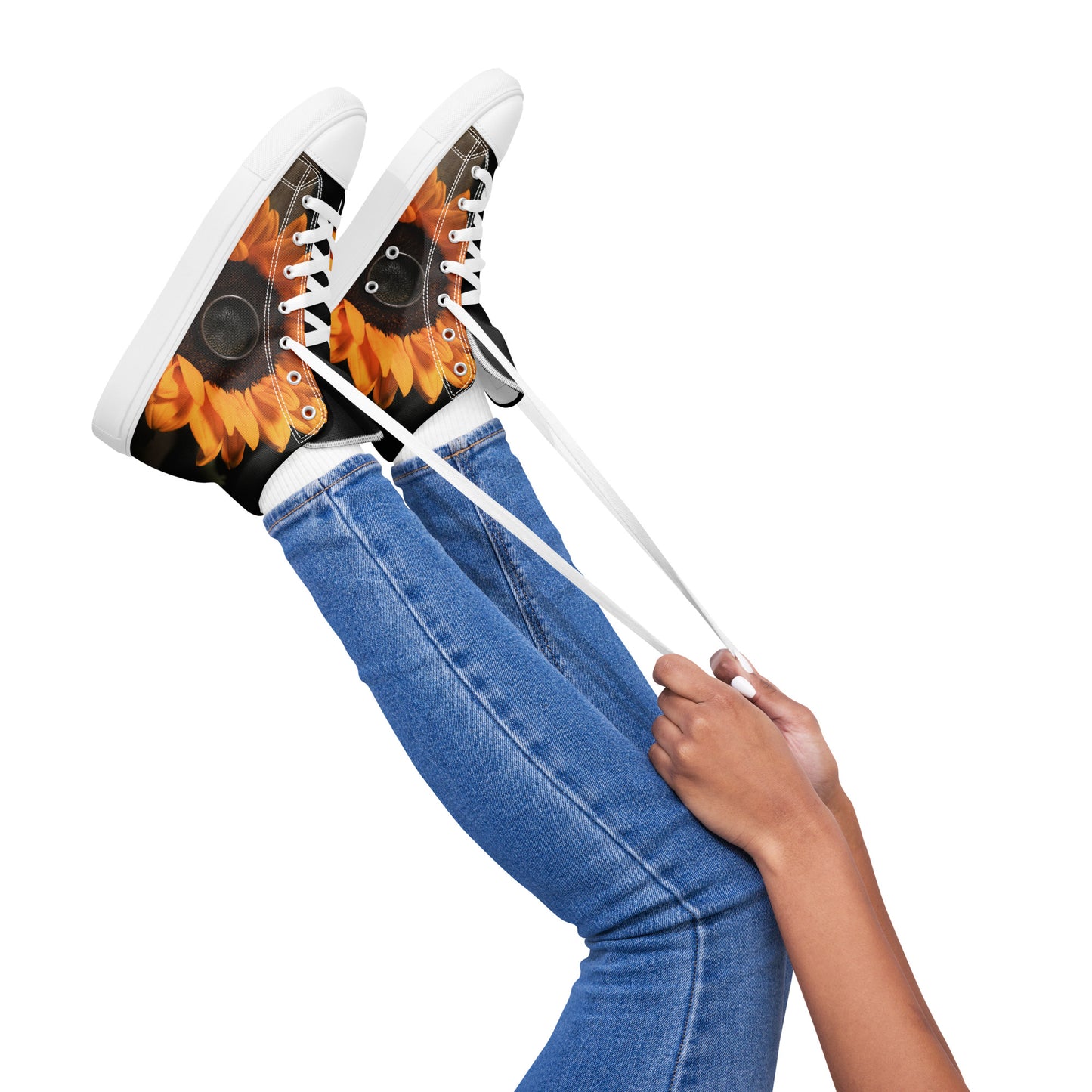 Women’s high top canvas shoes ( Pye Poudre Collection )