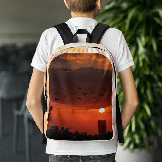 théo photography-théo gallery expo-sunset-laptop-bag-backpack