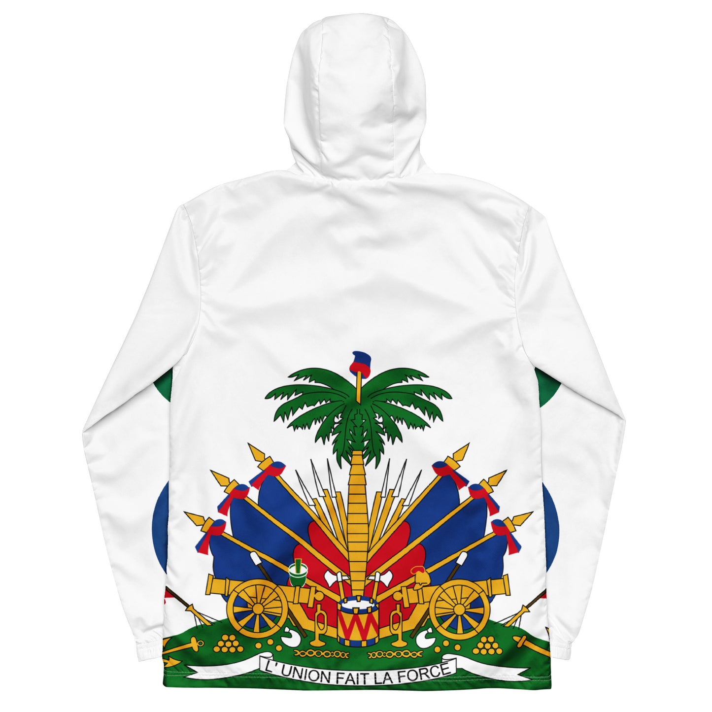 Men’s windbreaker with Haitian Emblem