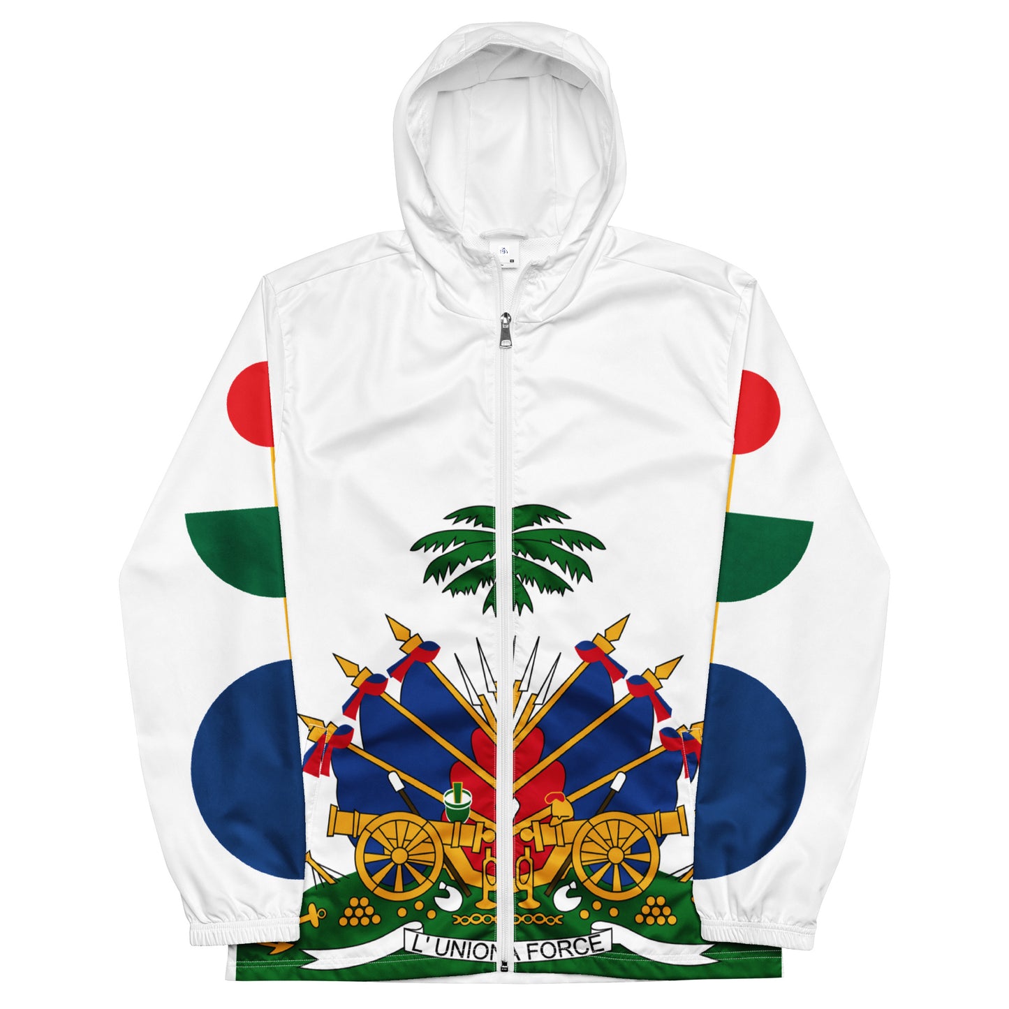 Men’s windbreaker with Haitian Emblem