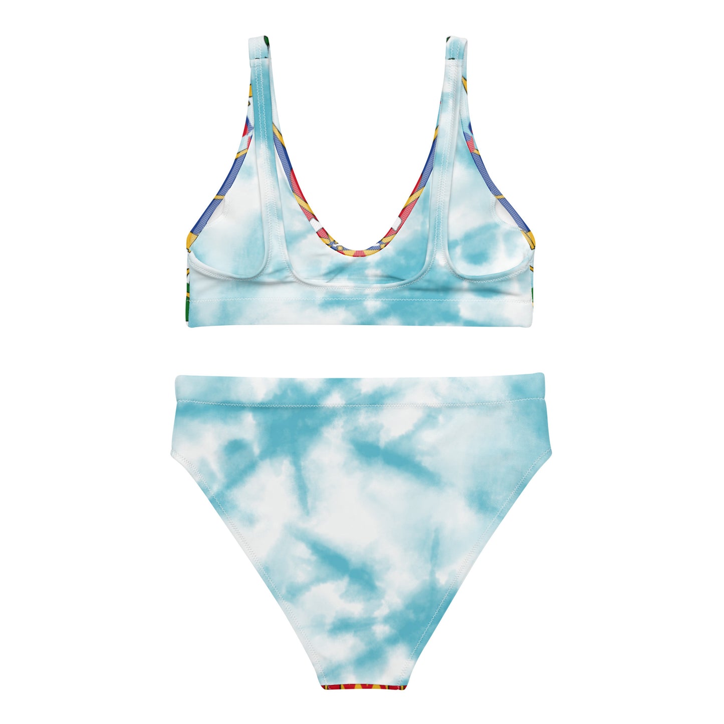 High-waisted bikini ( Haitian Emblem )