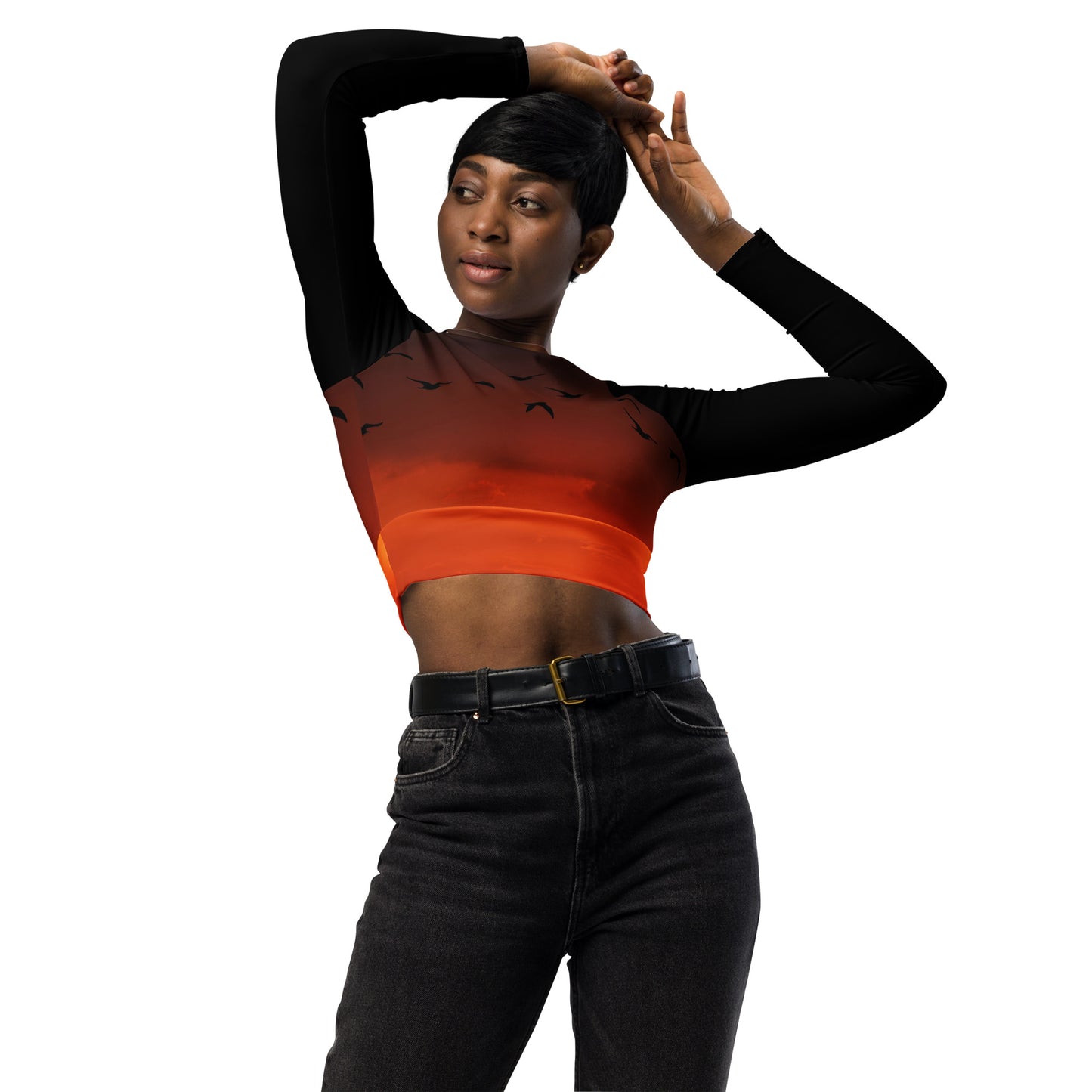 Long-sleeve crop top ( The Sunset Collection )