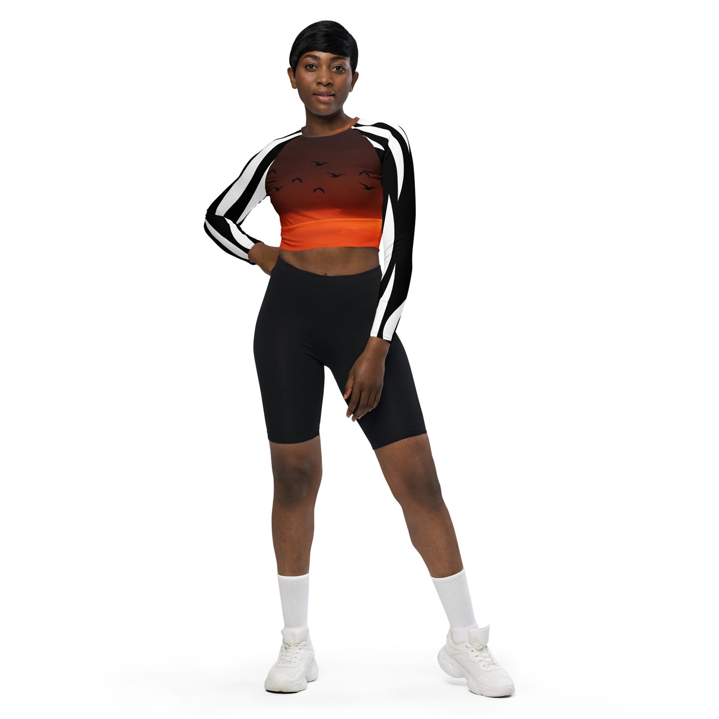 Long-sleeve crop top ( The Sunset Collection )