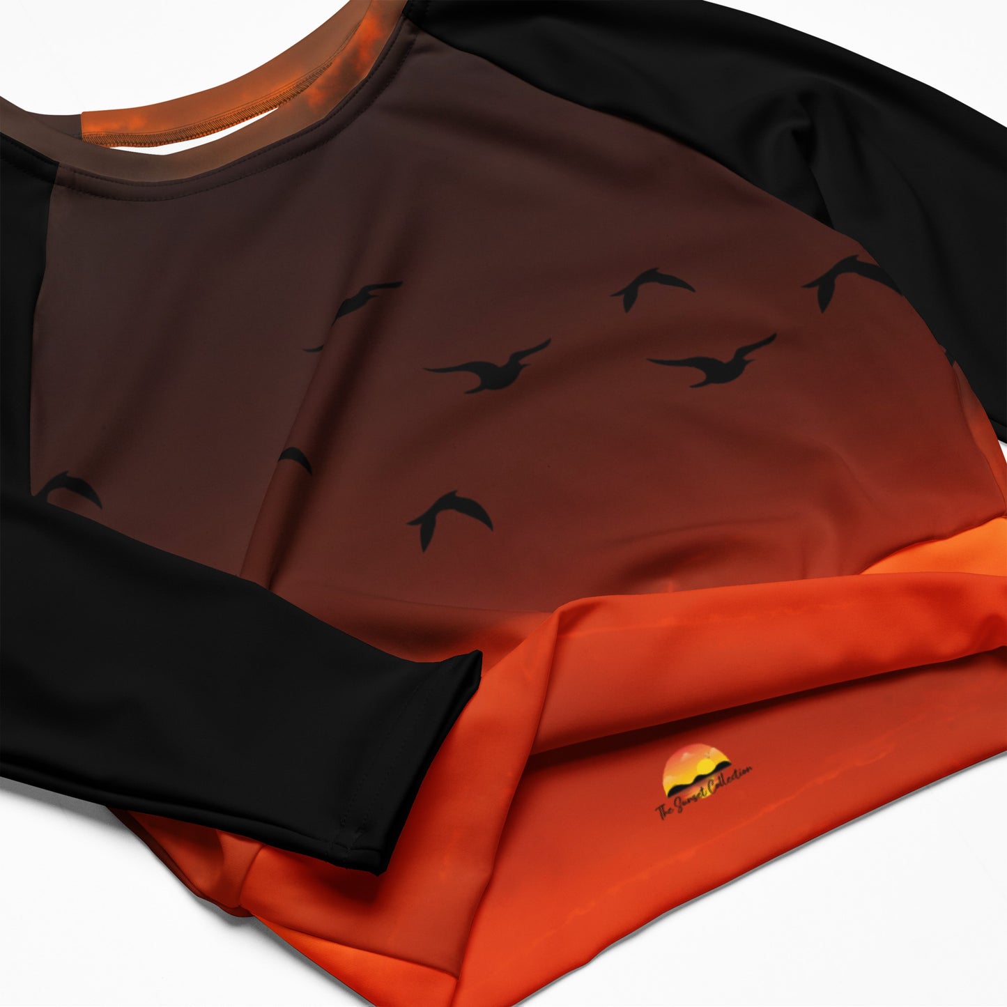Long-sleeve crop top ( The Sunset Collection )
