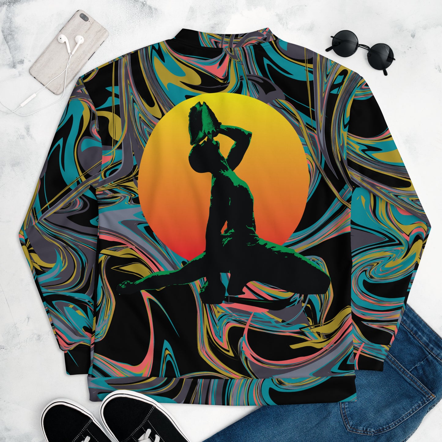 Unisex Bomber Jacket ( Nèg Mawon )