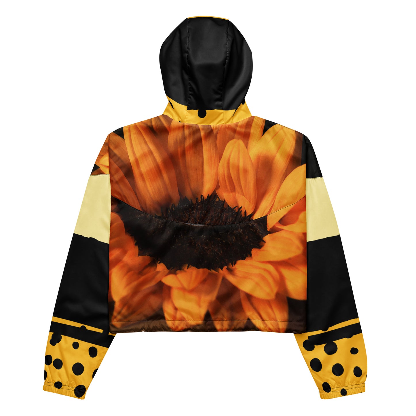 Women’s cropped windbreaker ( Sunflower )