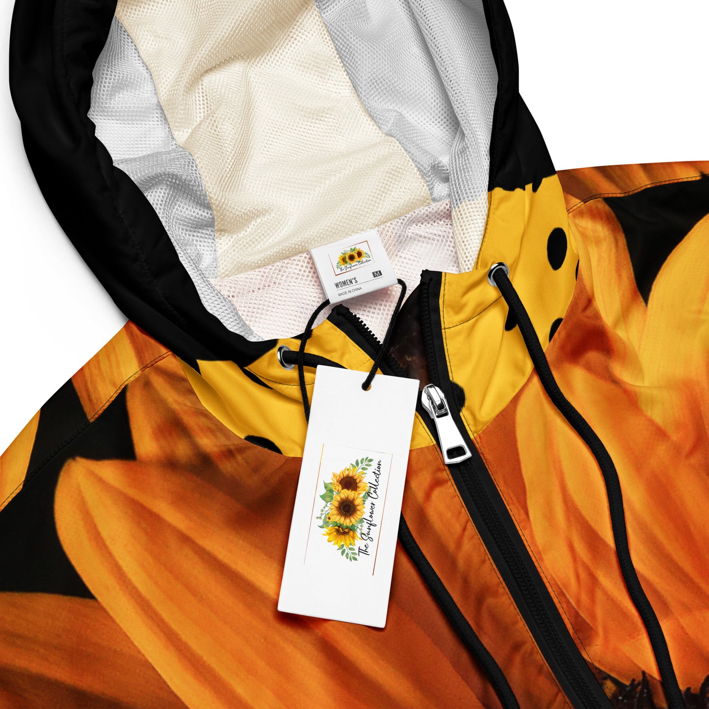 Women’s cropped windbreaker ( Sunflower )