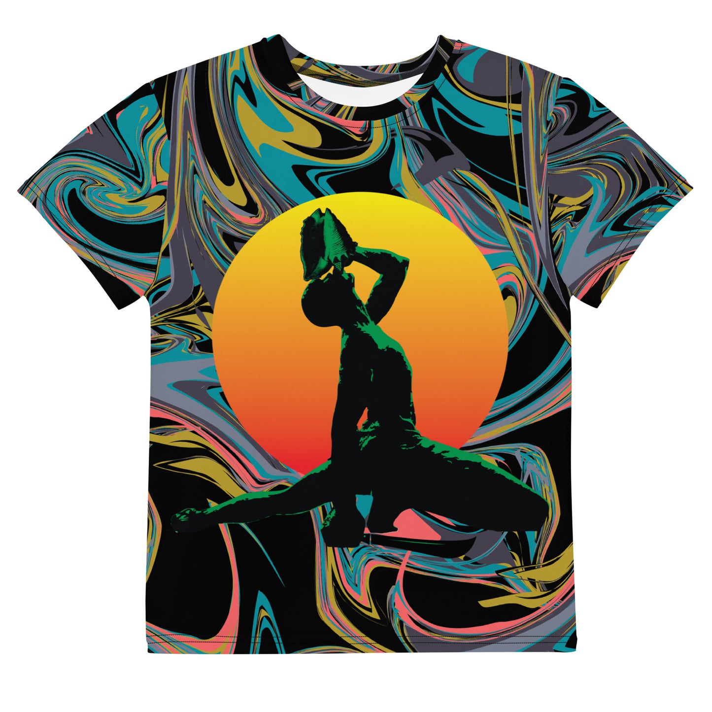 Unisex youth crew neck t-shirt ( Nèg Mawon )