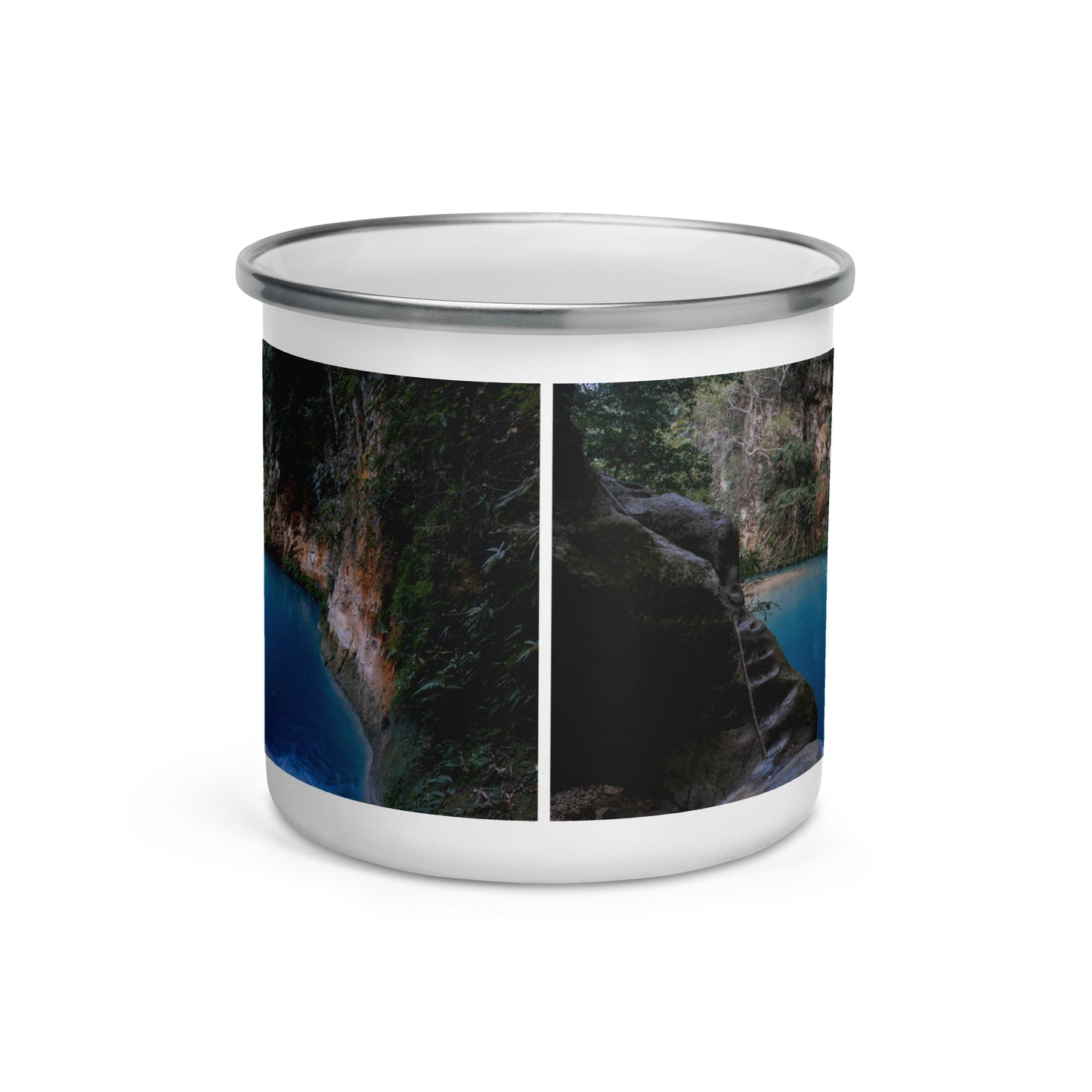 Enamel Mug ( Bassin Bleu, Haïti )