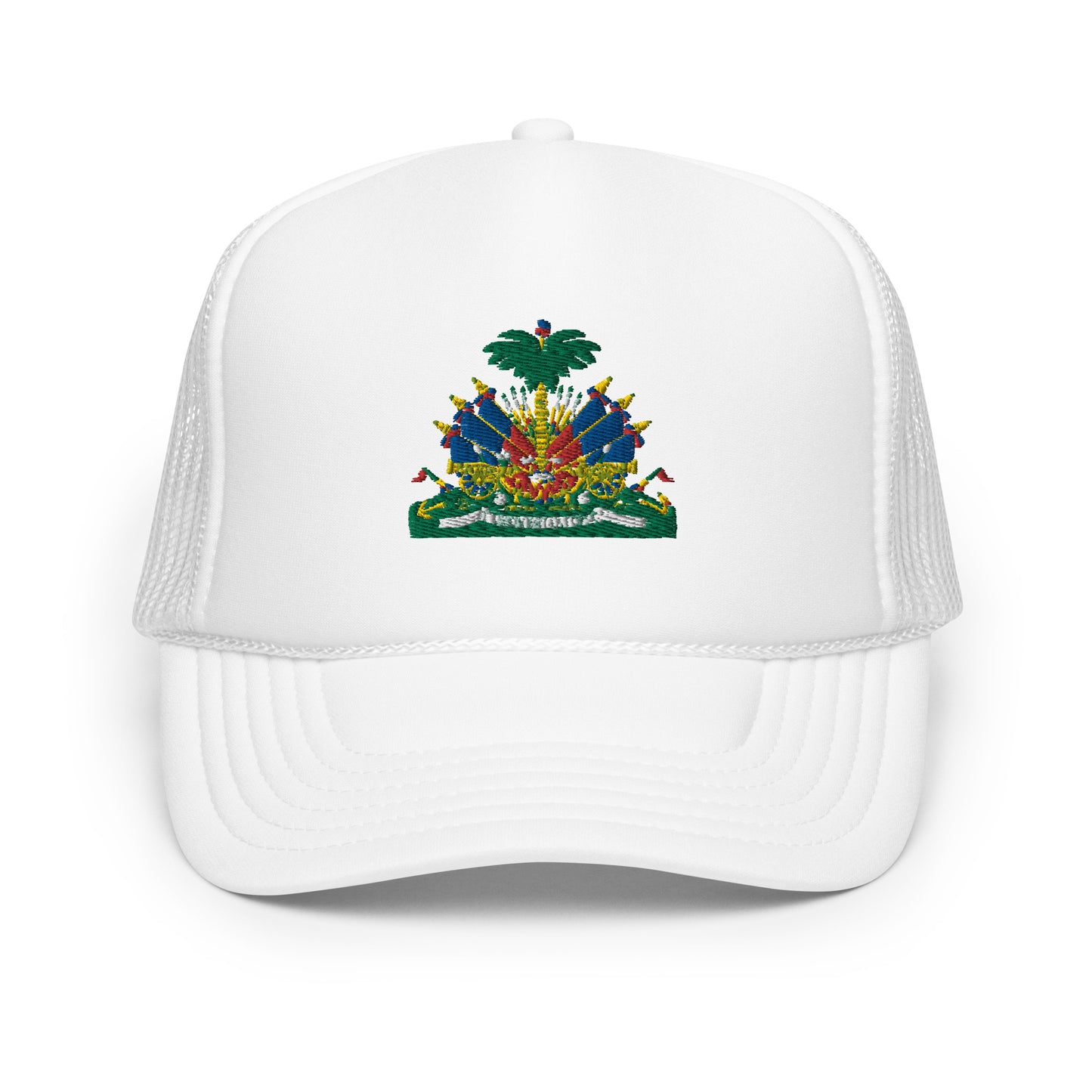 Foam trucker hat ( Haitian Emblem )