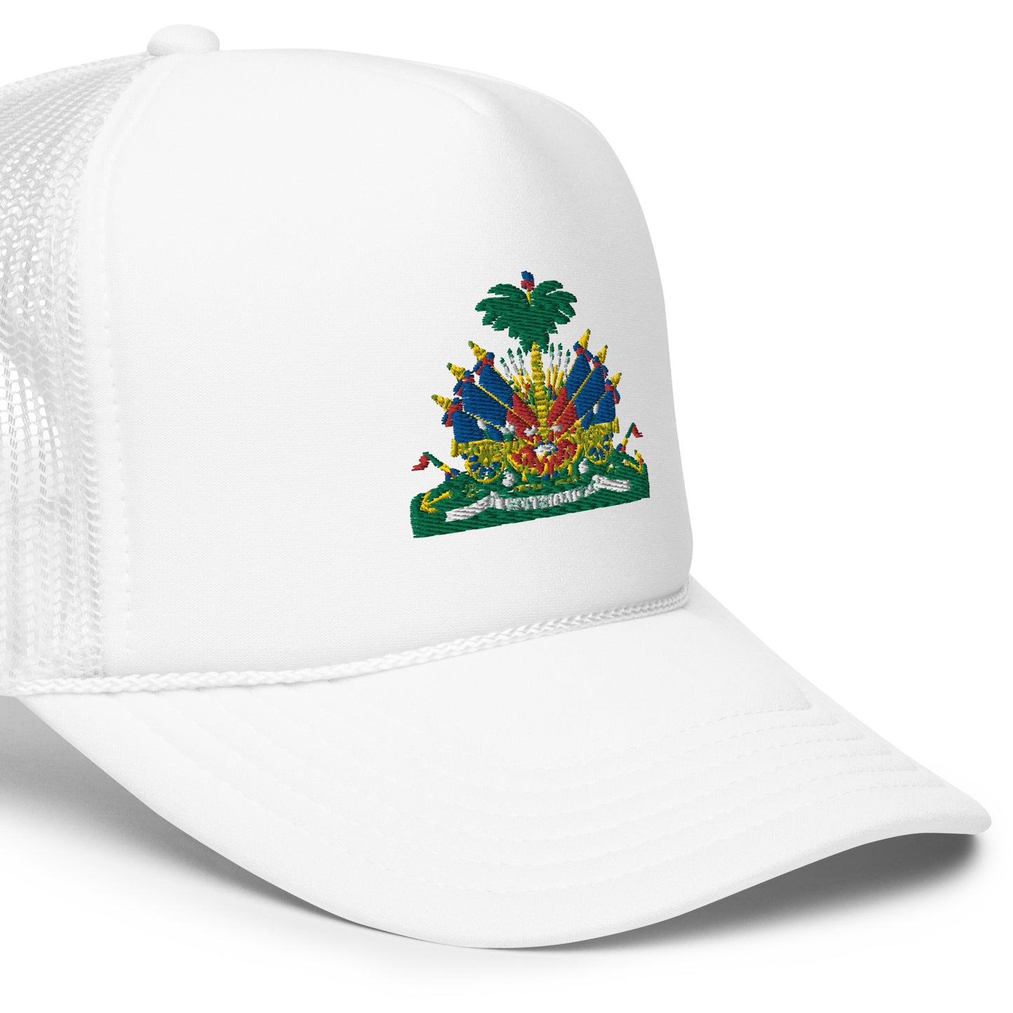 Foam trucker hat ( Haitian Emblem )