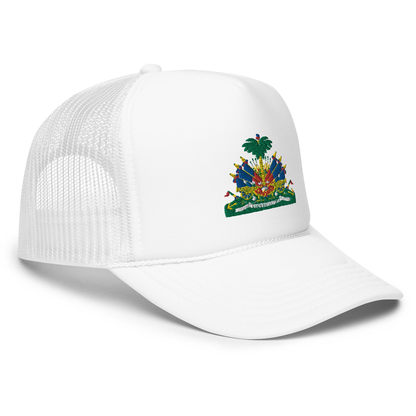 Foam trucker hat ( Haitian Emblem )
