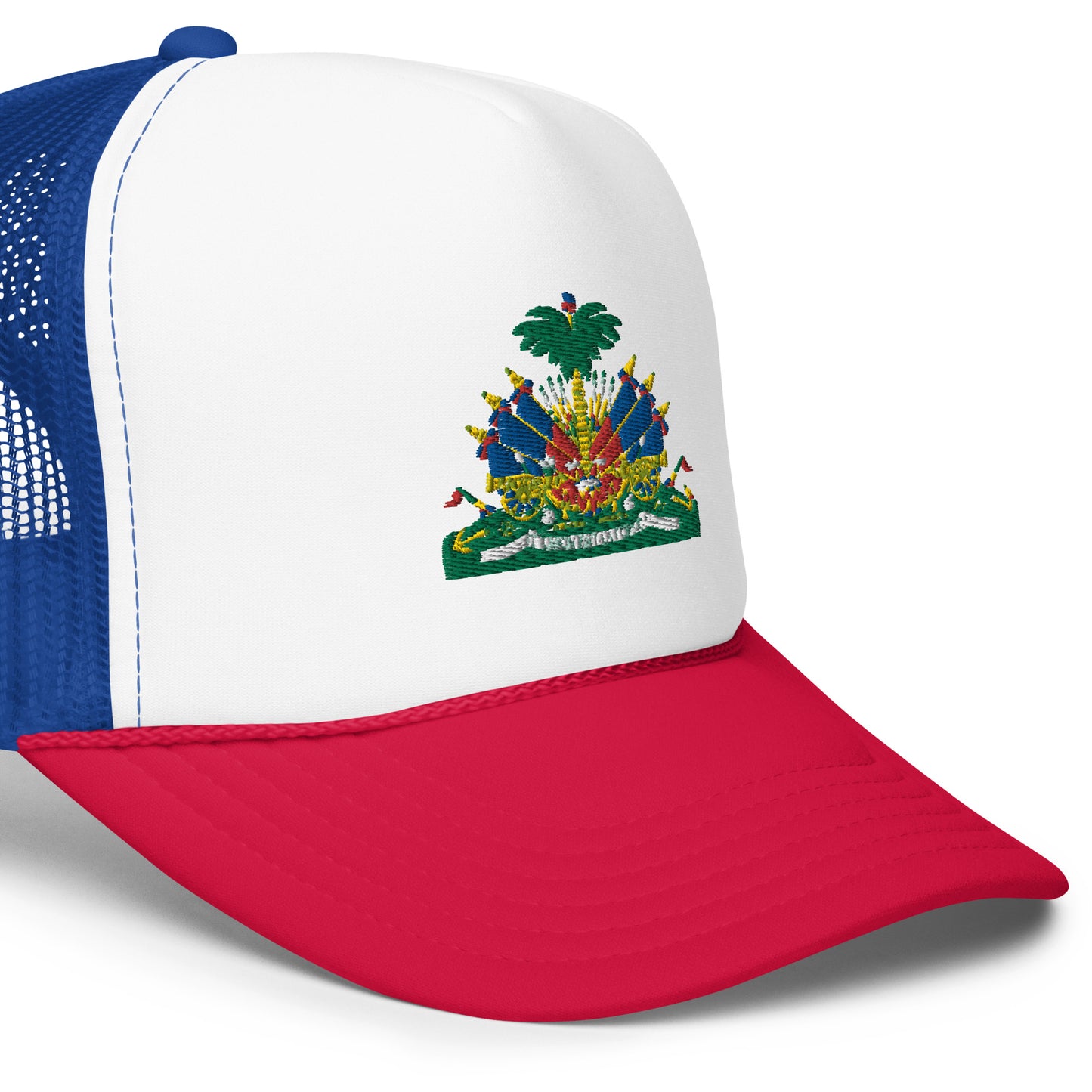 Foam trucker hat ( Haitian Emblem )