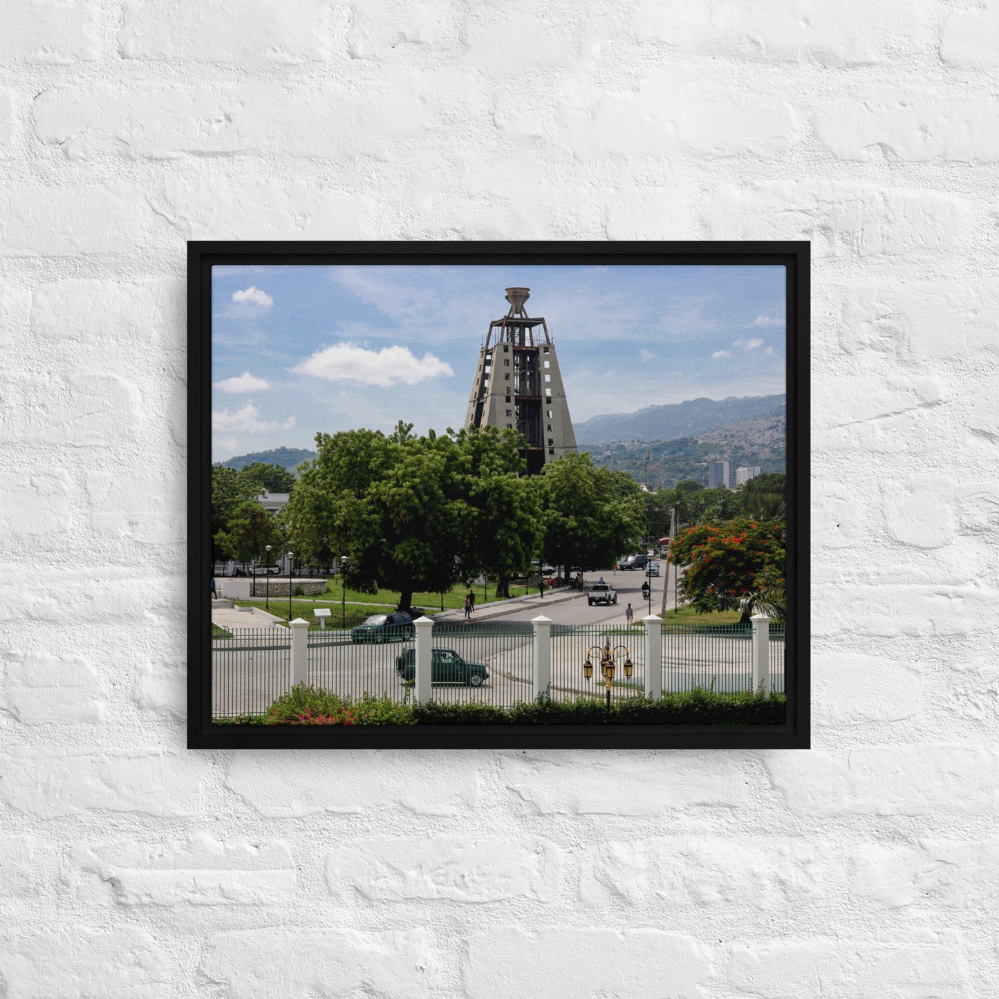 Framed canvas ( Champ de mars, Haïti )