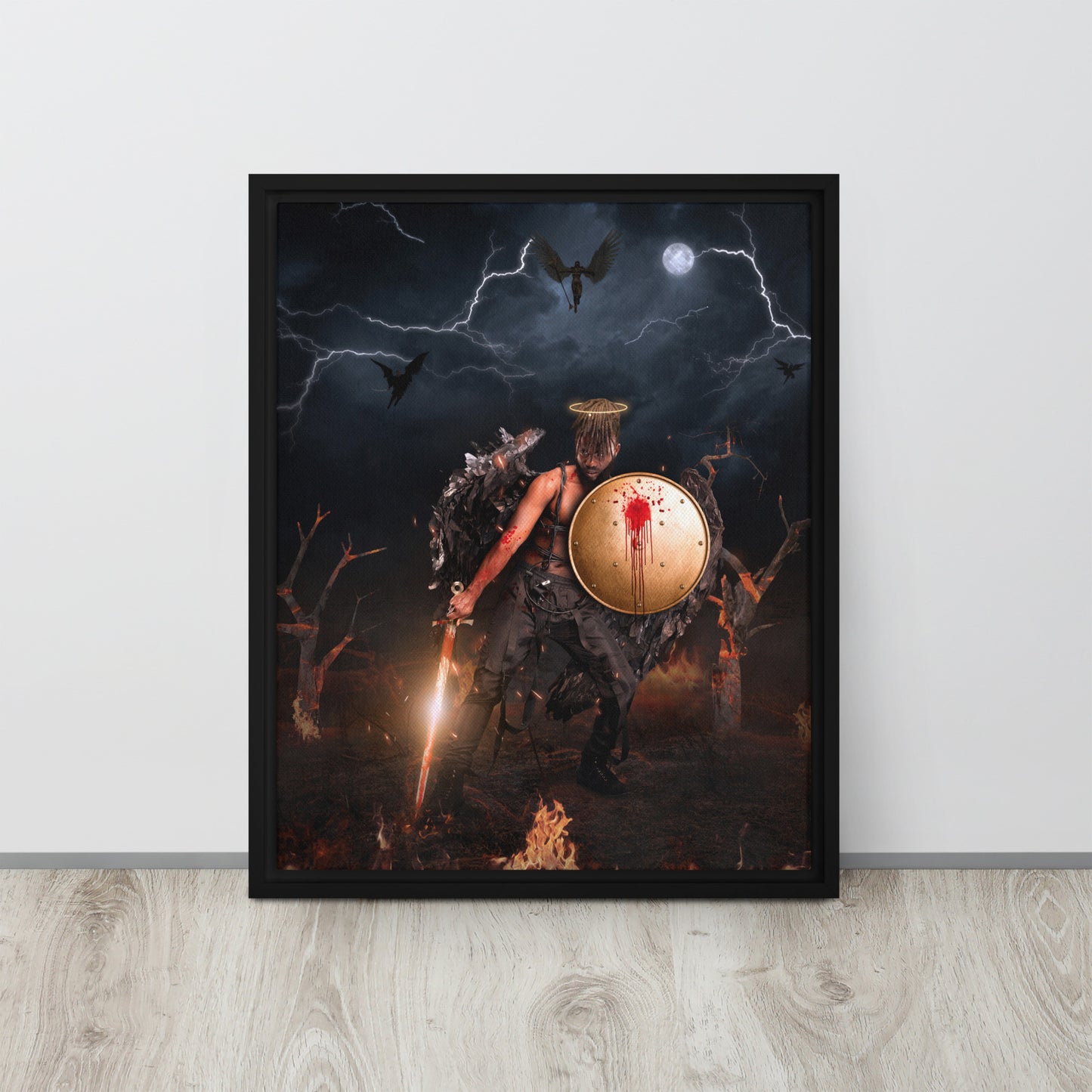 Framed canvas ( The Archangel )