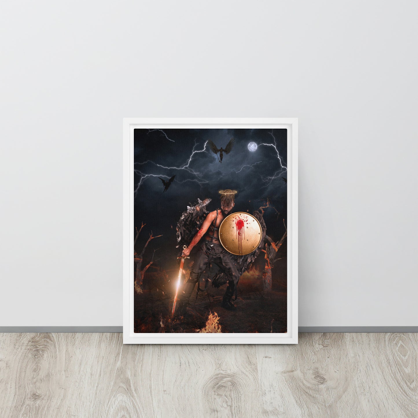 Framed canvas ( The Archangel )