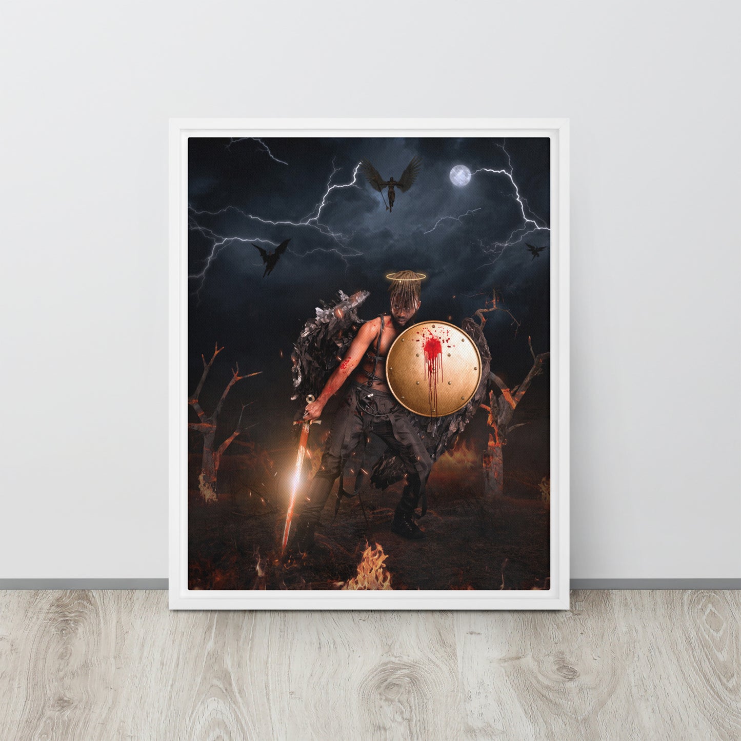 Framed canvas ( The Archangel )
