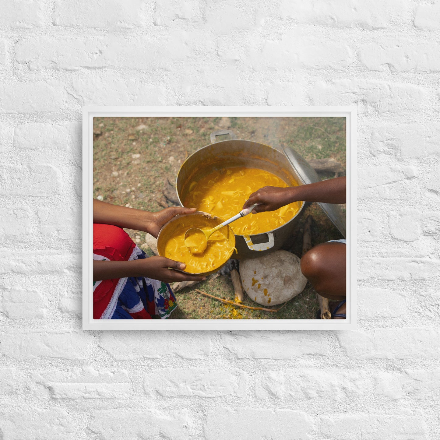 Framed canvas ( Pumpkin soup )