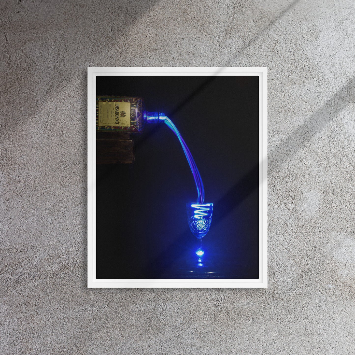 Framed canvas ( Light painting photography )