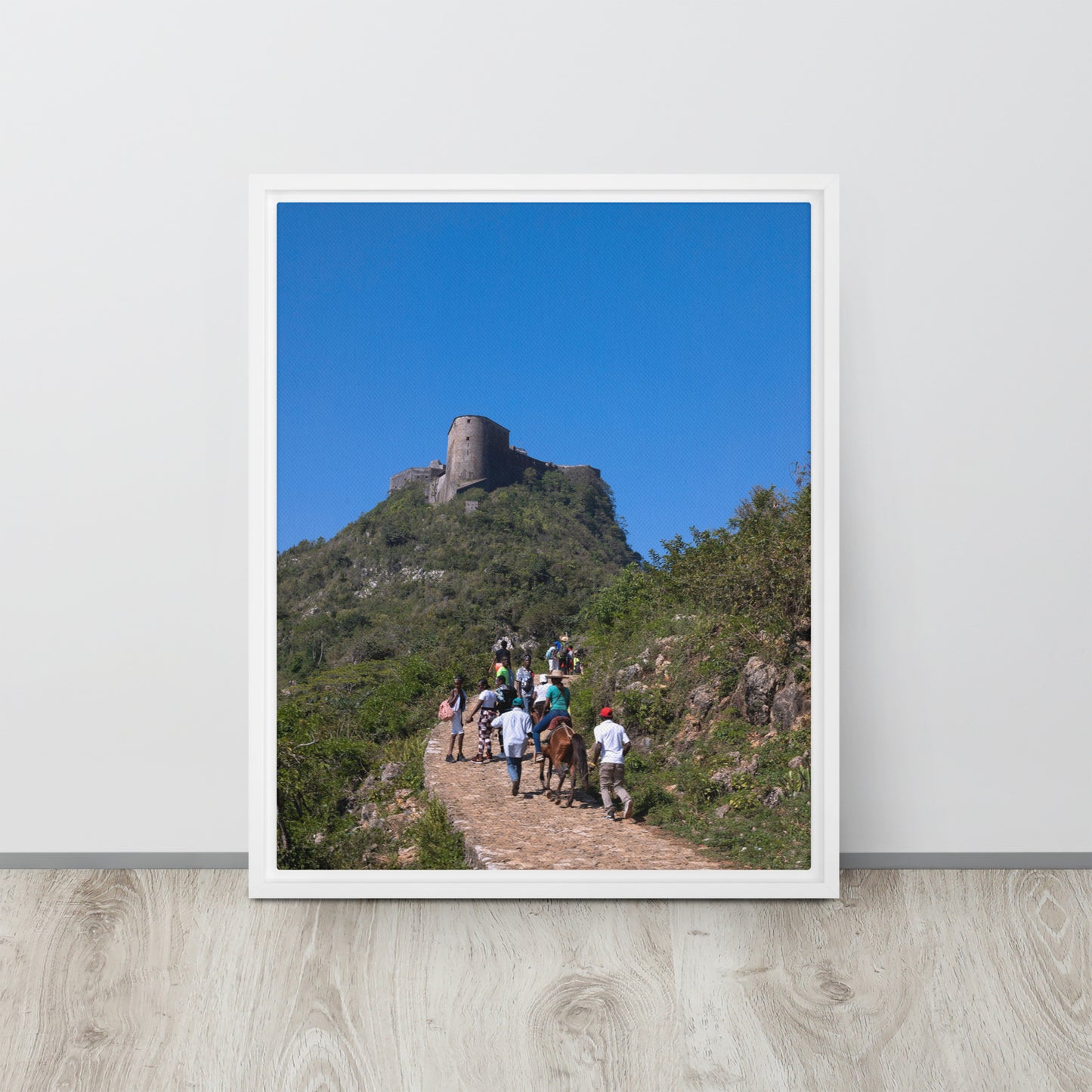 Framed canvas ( Citadelle La Ferrière, Haiti )