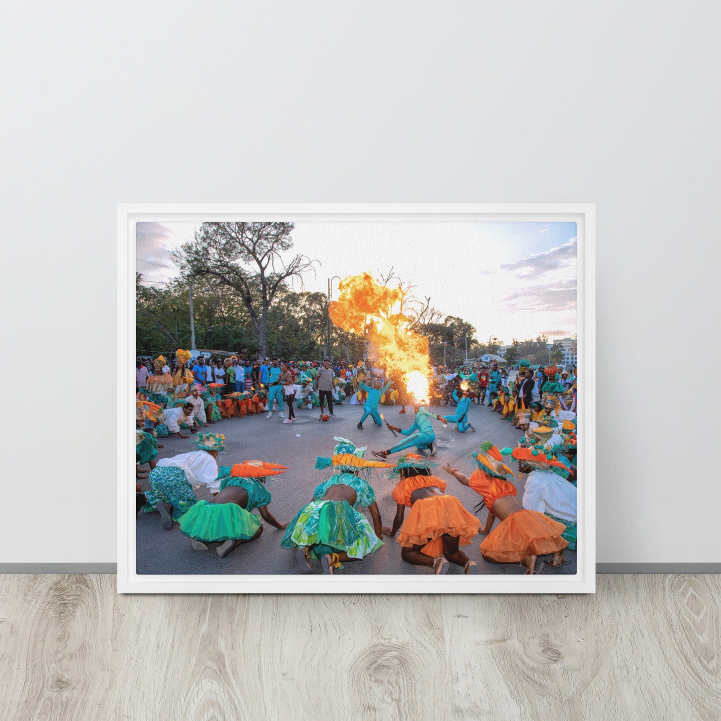 Framed canvas ( Haitian Carnival )
