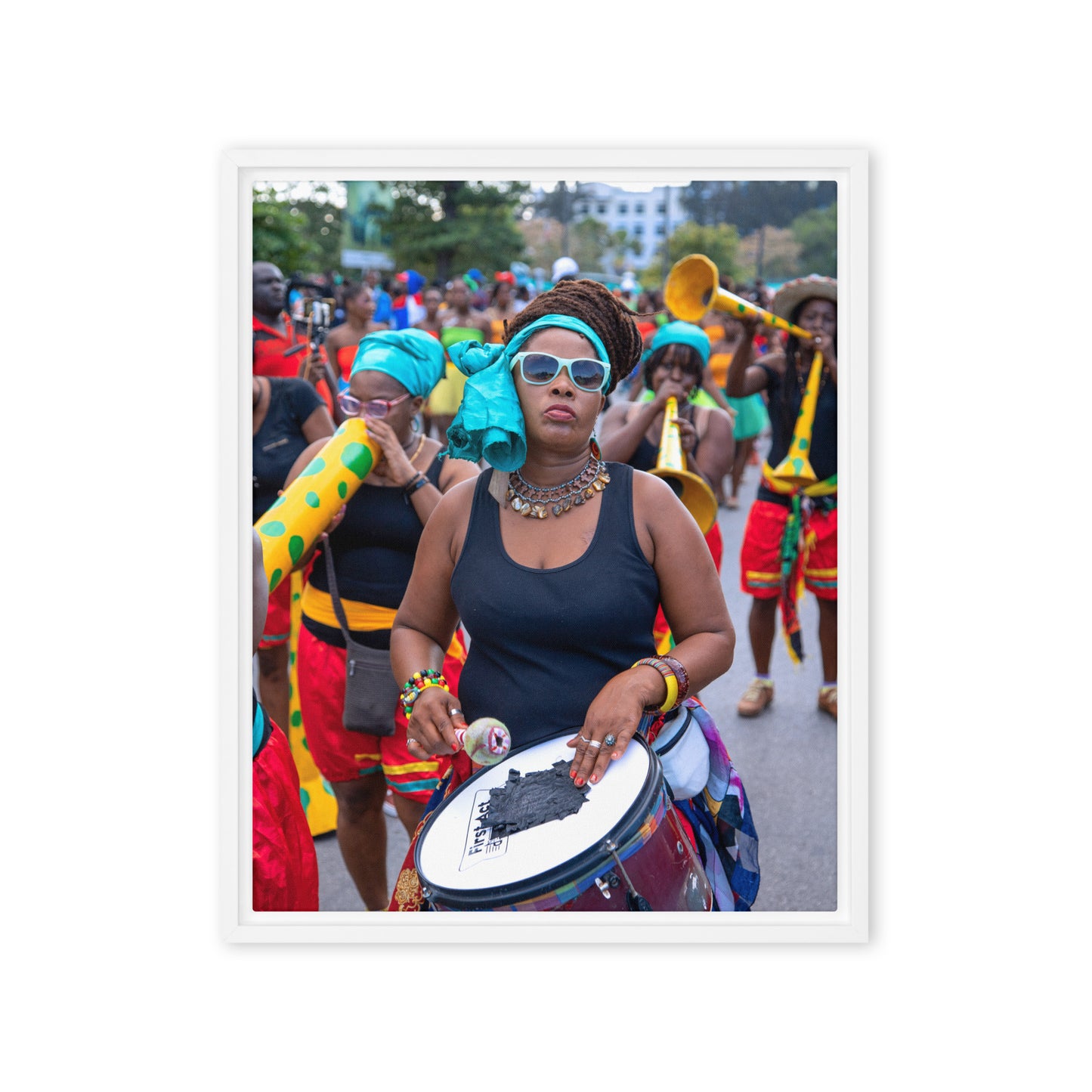 Framed canvas ( Haitian Carnival )
