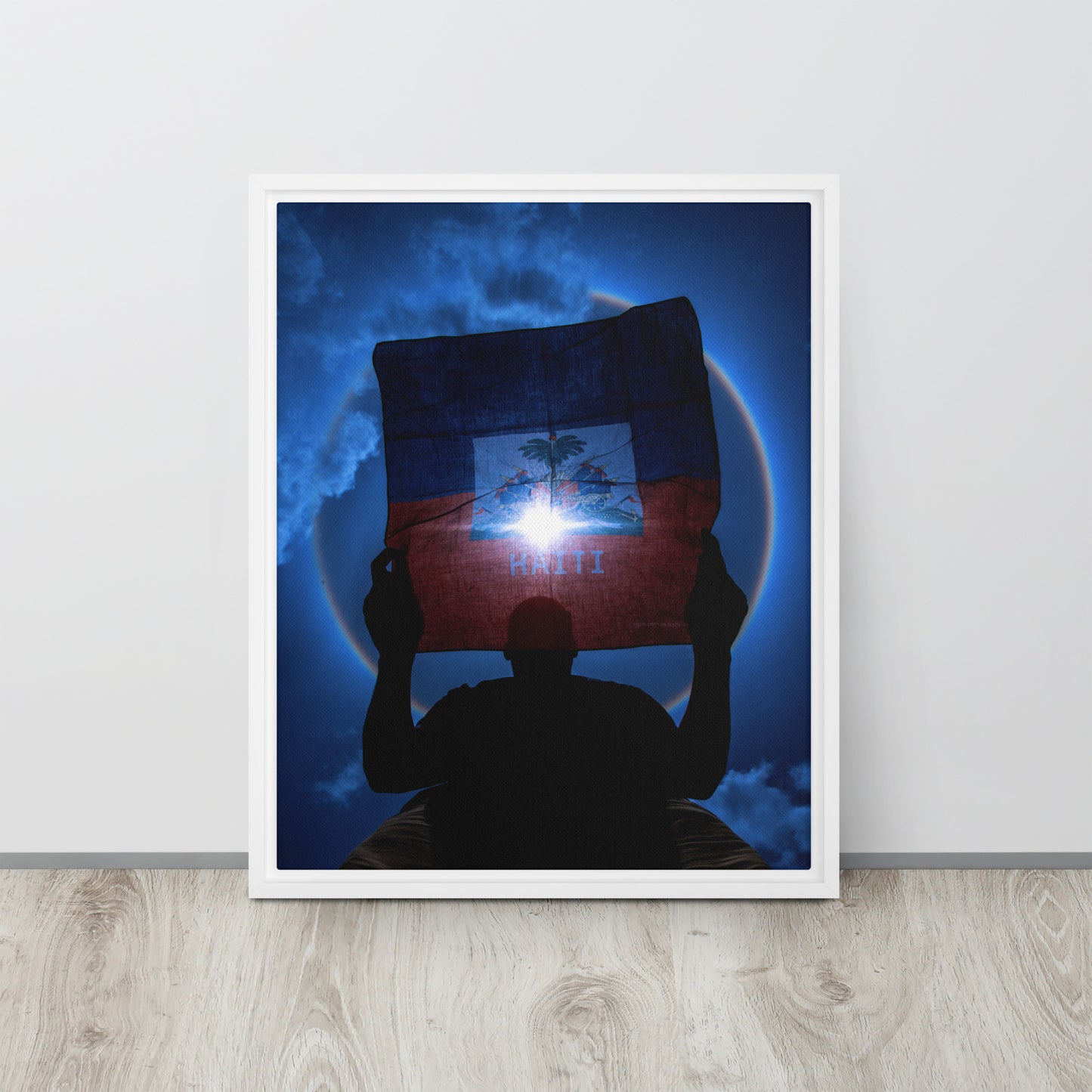 Framed canvas ( Luminous halo )
