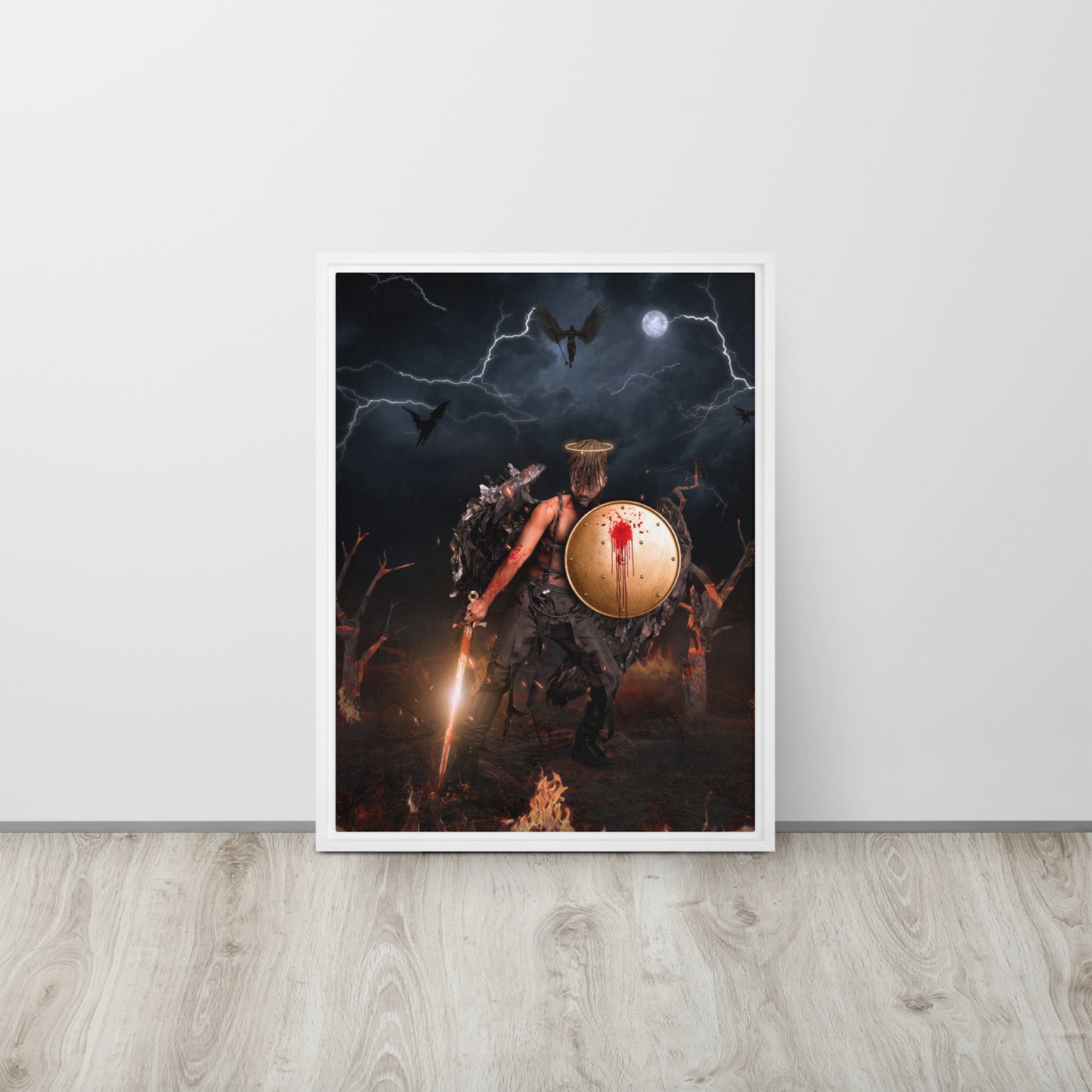 Framed canvas ( The Archangel )