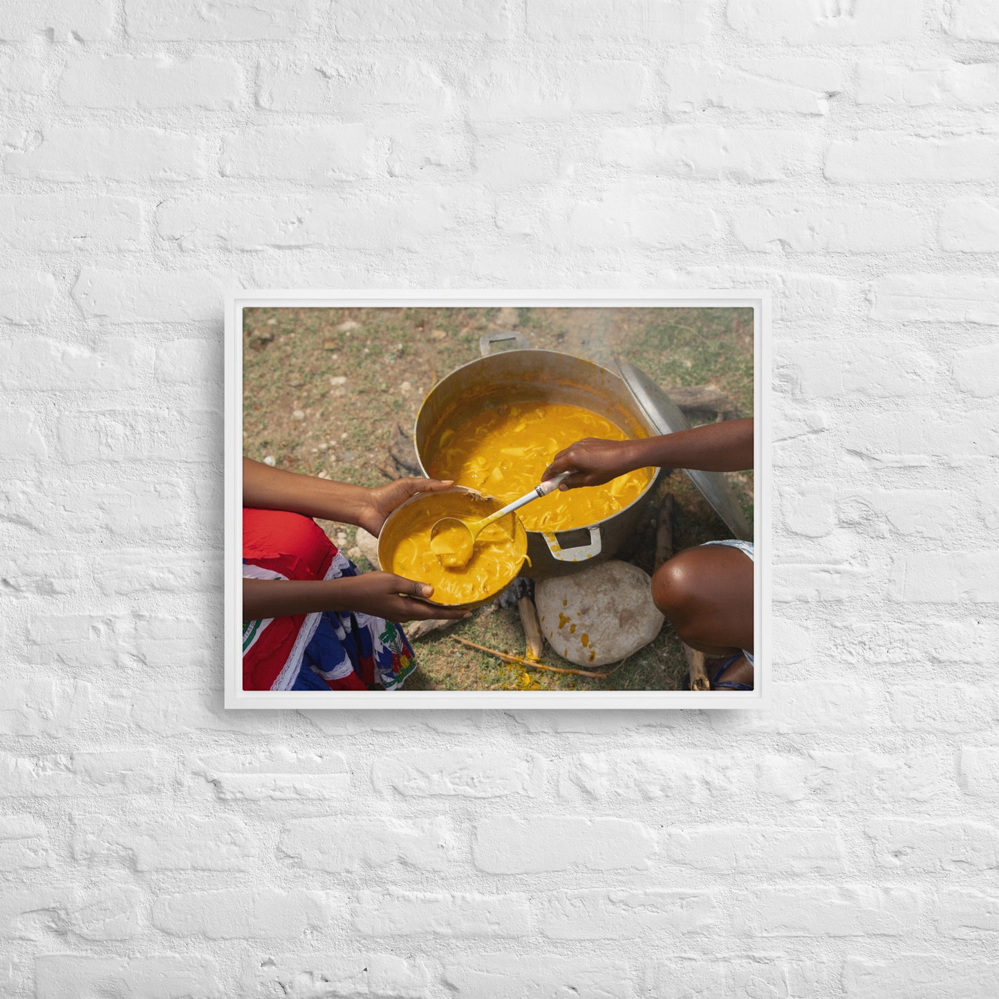 Framed canvas ( Pumpkin soup )